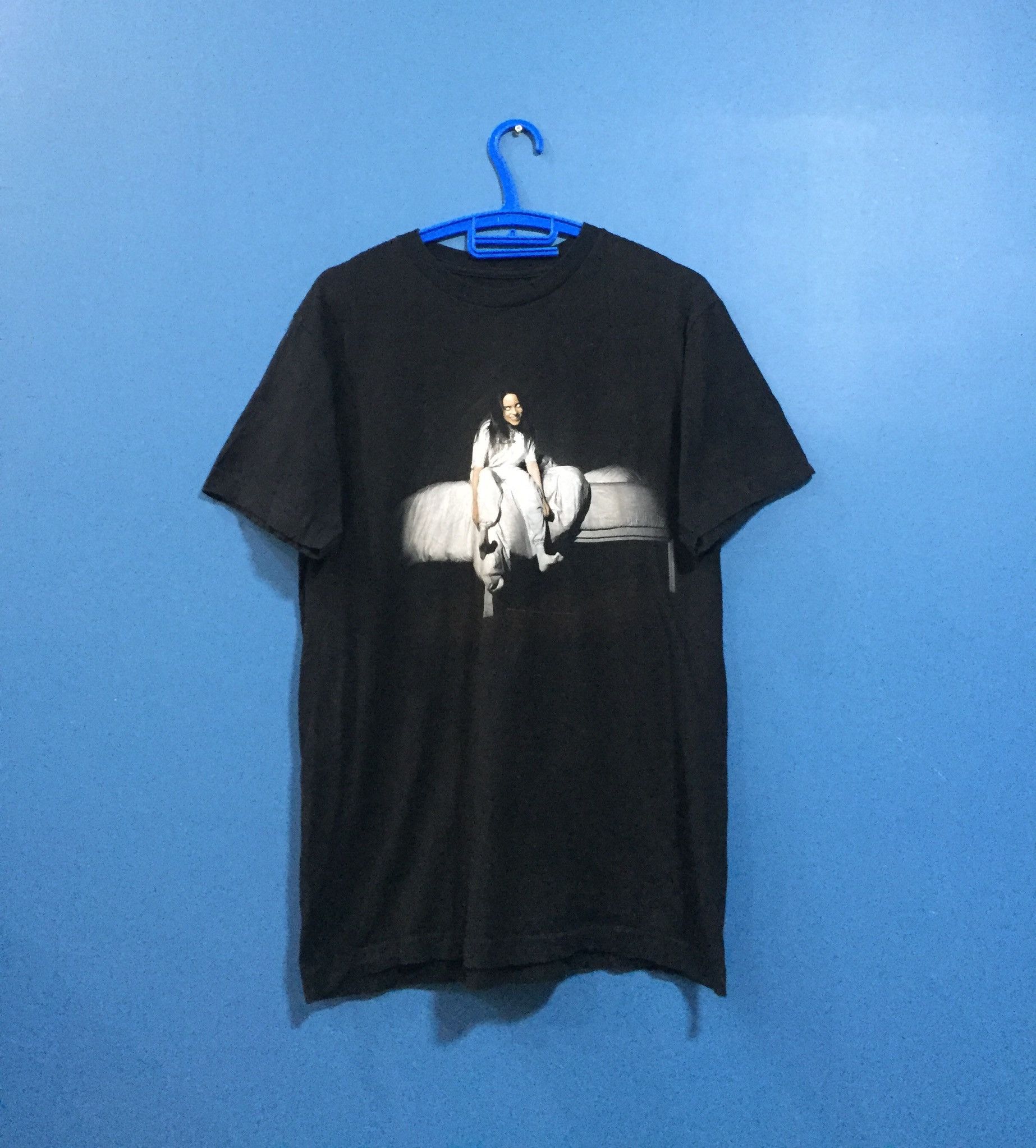 Band Tees × Billie Eilish Rare Horror Billie Eilish Paranormal Graphic Tee Size US M / EU 48-50 / 2 - 1 Thumbnail