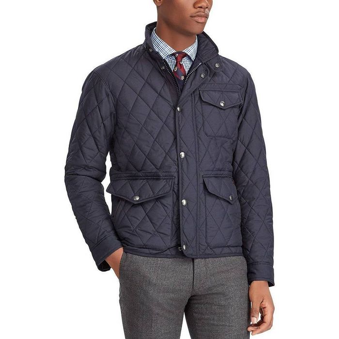 Polo mens cheap quilted jacket