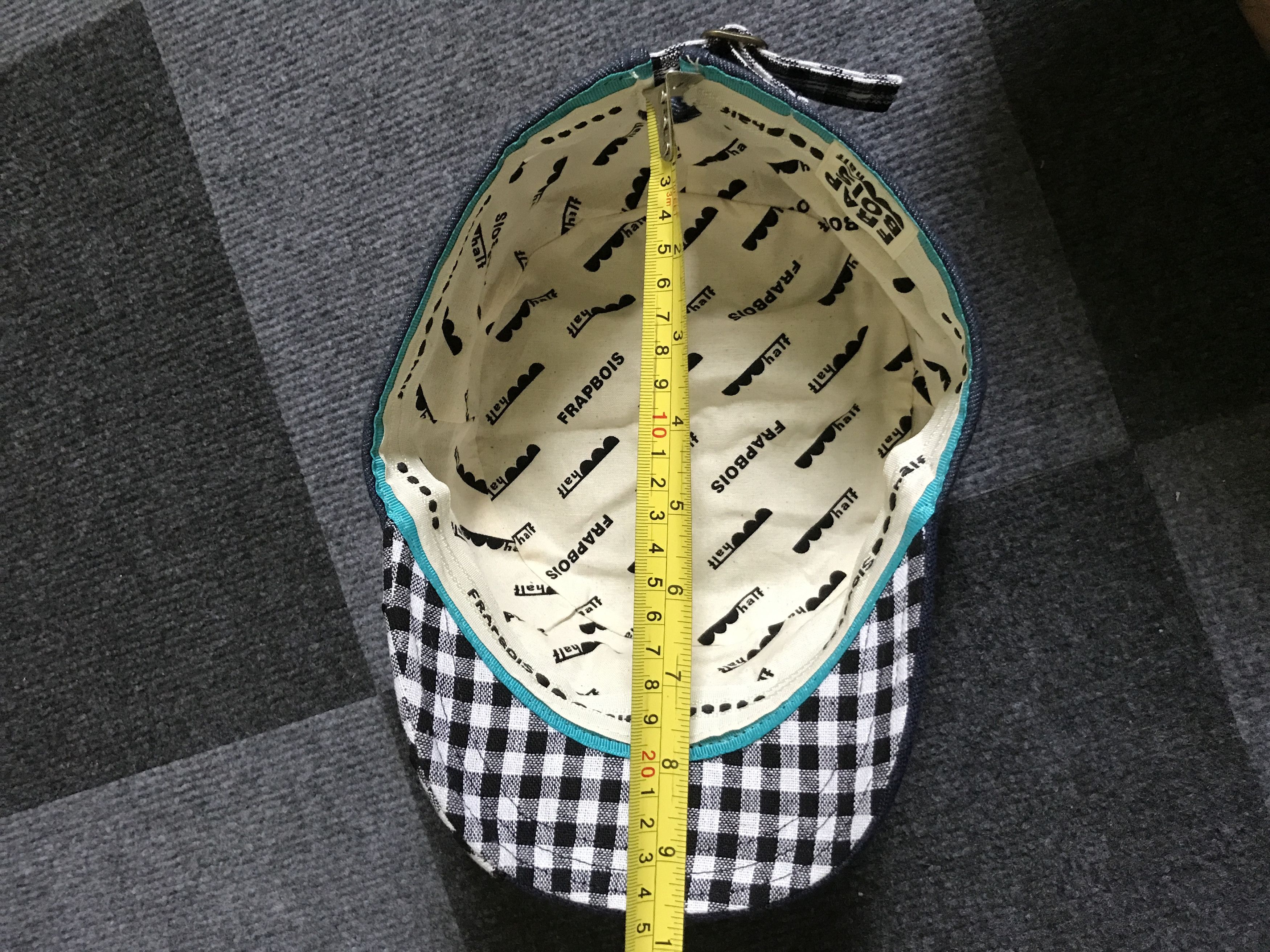 Frapbois BSC34 FRAPBOIS Japan Duck Canvas Half Short Cap Size ONE SIZE - 10 Thumbnail