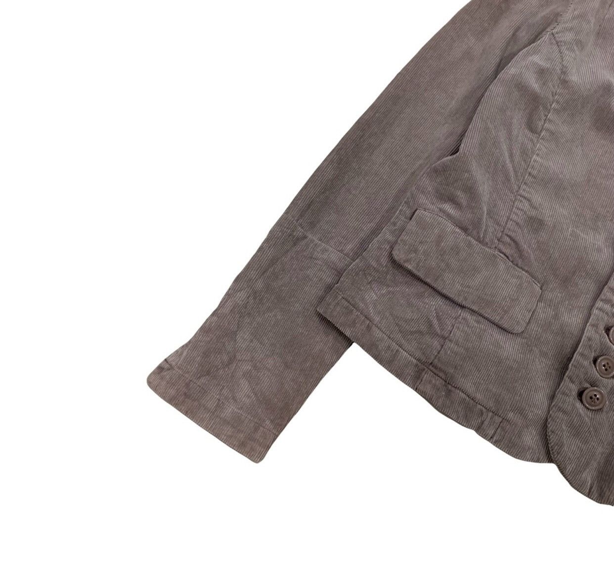 Issey Miyake Sunao Kuwahara Issey Miyake Corduroy Crop Jacket Size XS / US 0-2 / IT 36-38 - 5 Thumbnail