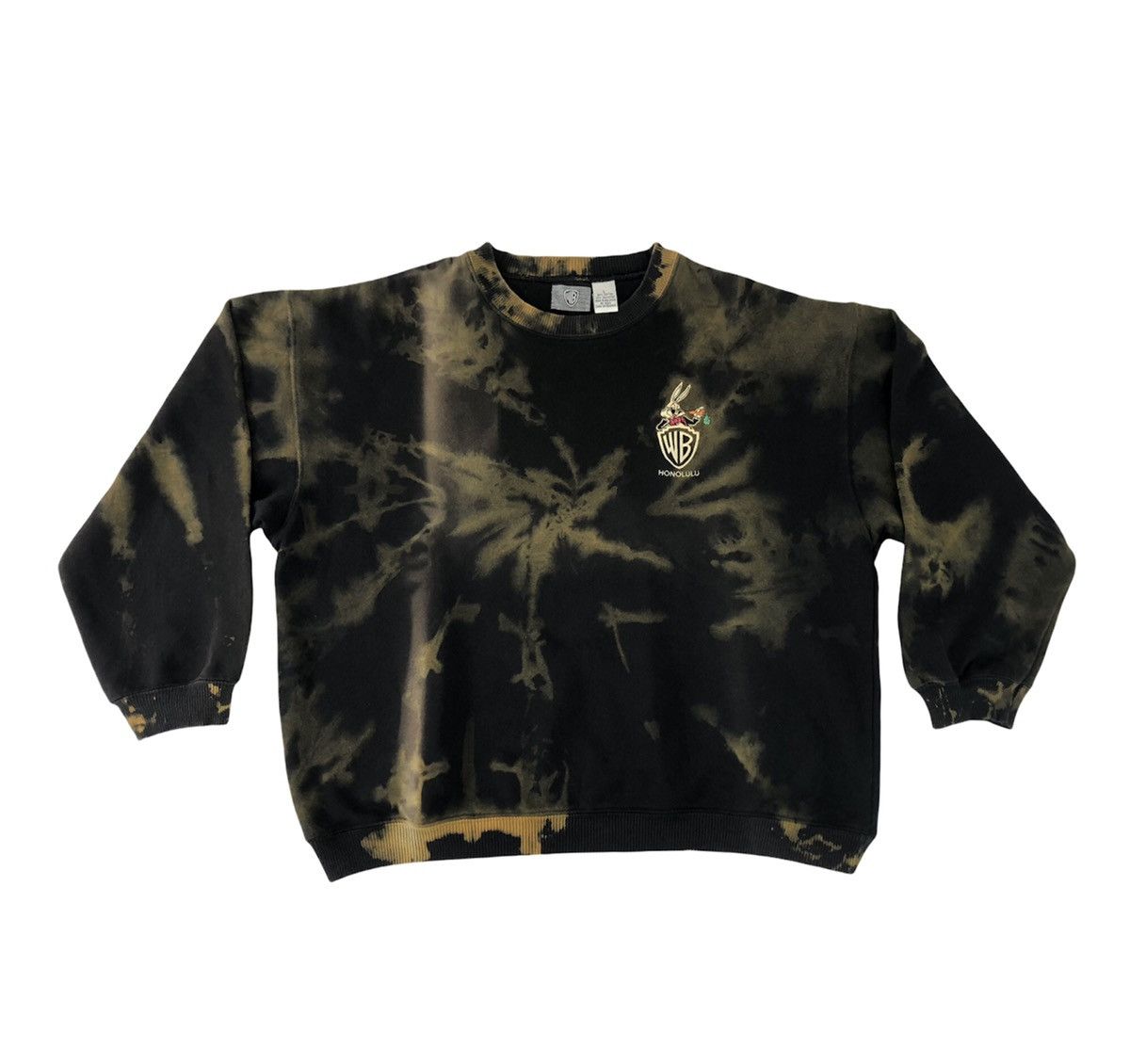 Vintage × Warner Bros 1 of 1 🔥 Vtg Warner Bros Honolulu Bugs Bunny Spiral Tie Dye Size US XXL / EU 58 / 5 - 1 Thumbnail