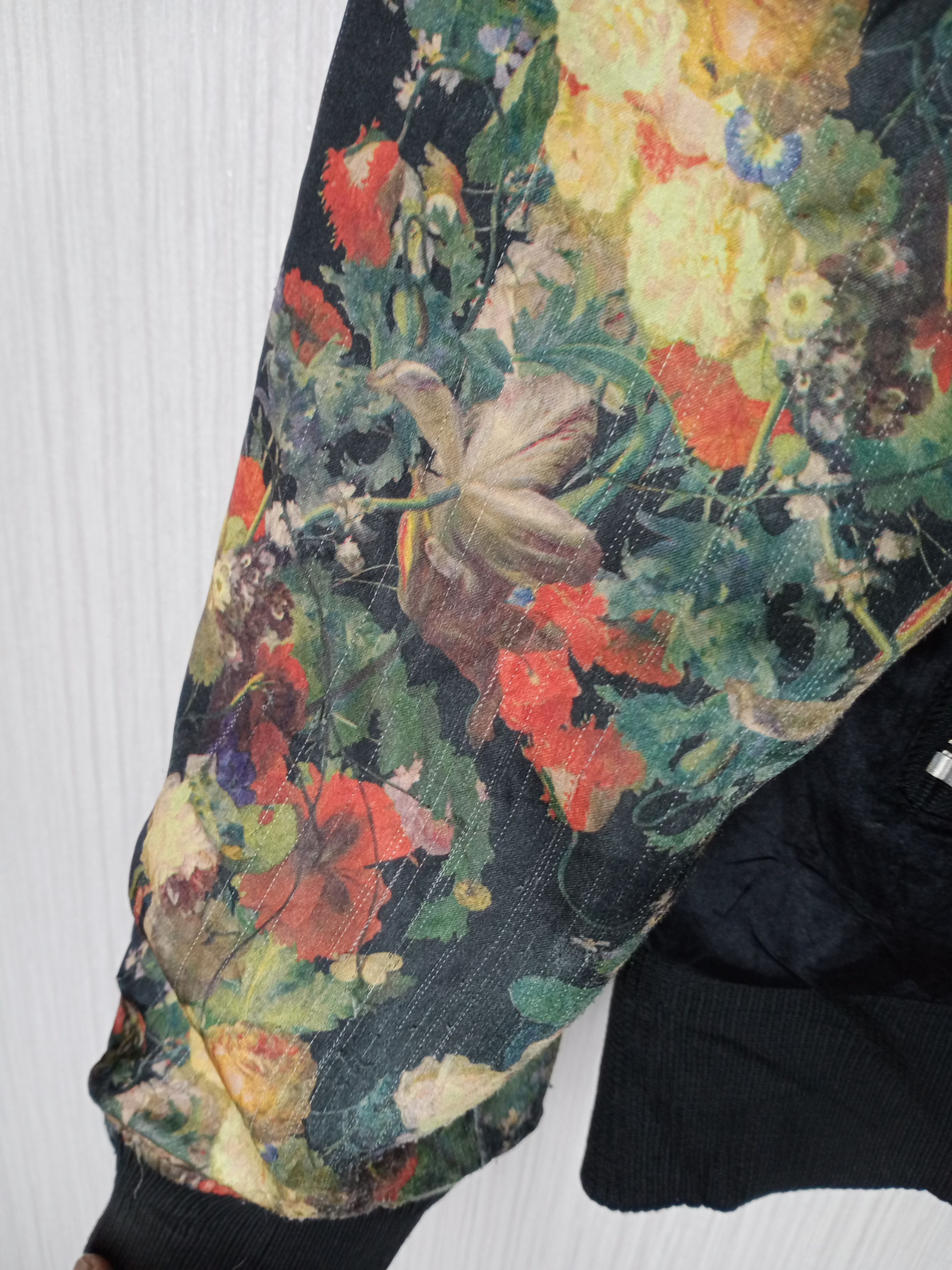 Criminal Damage × Designer × Japanese Brand Rare Criminal Damage Satin Reversible Flora Motive Jacket Size US M / EU 48-50 / 2 - 6 Thumbnail