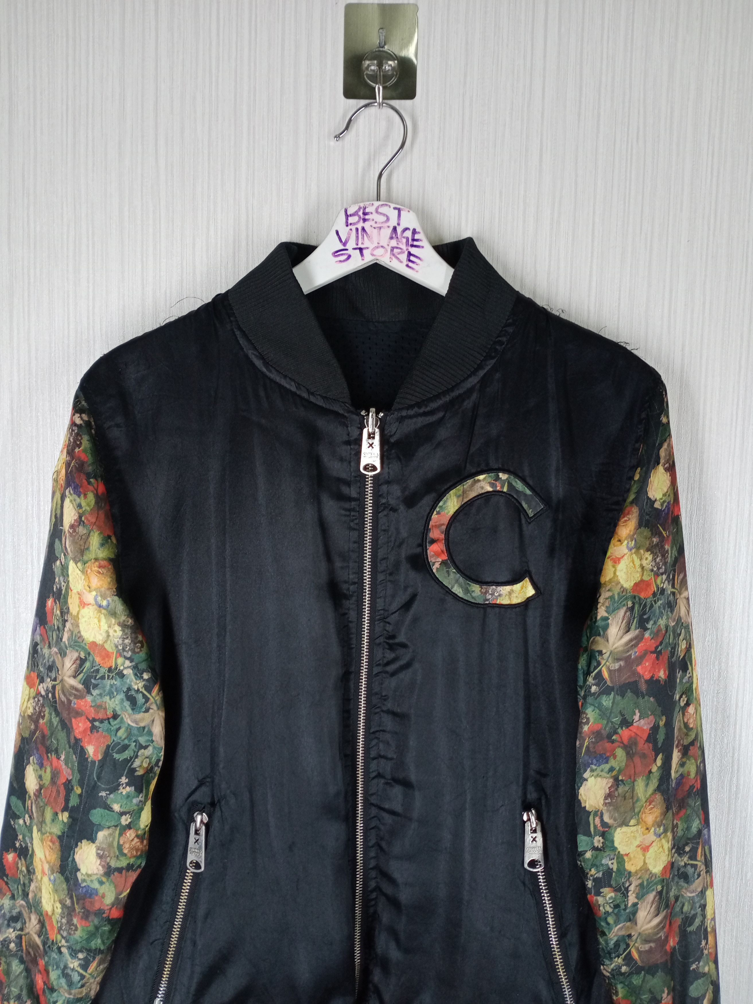 Criminal Damage × Designer × Japanese Brand Rare Criminal Damage Satin Reversible Flora Motive Jacket Size US M / EU 48-50 / 2 - 11 Thumbnail