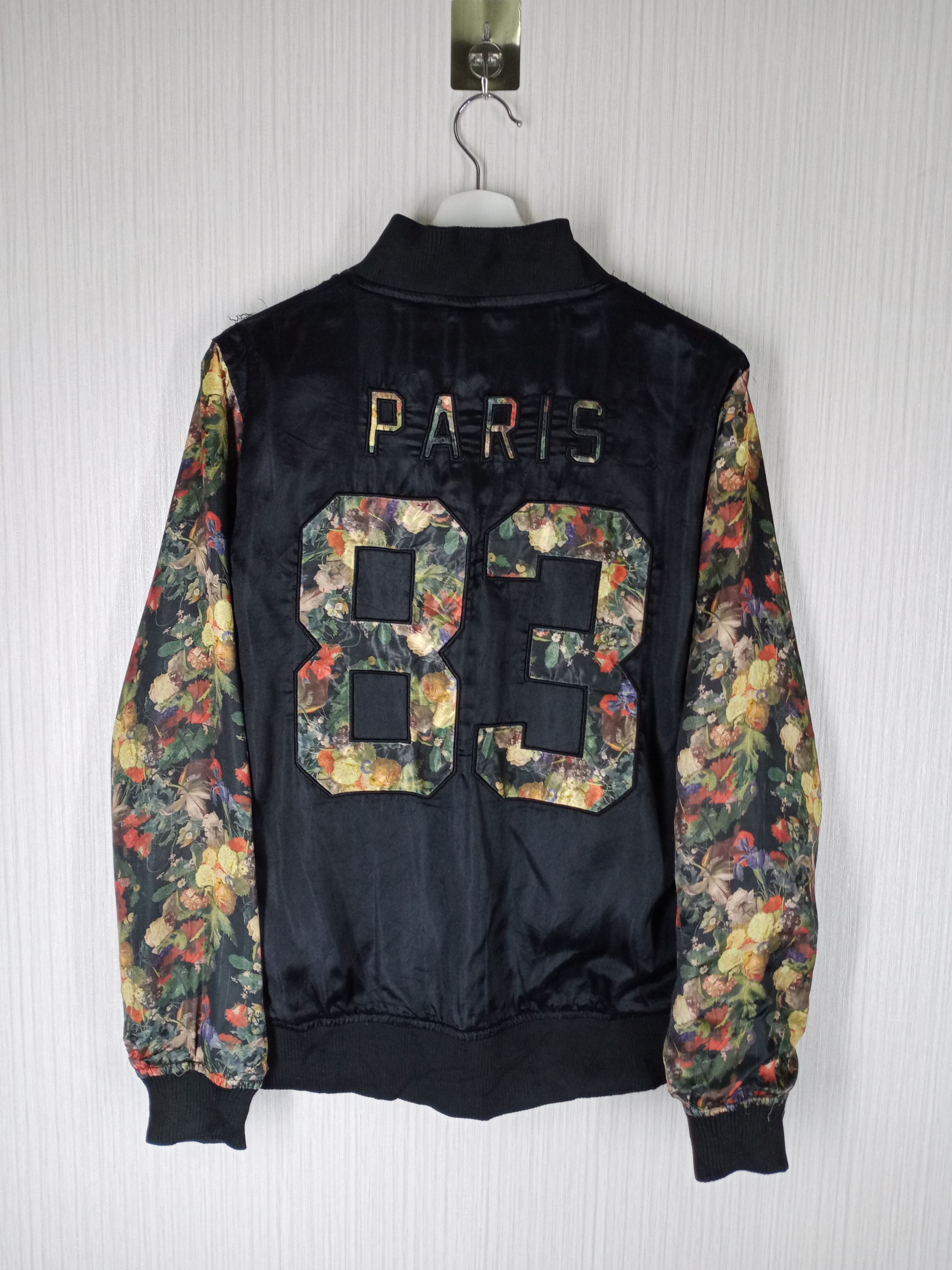 Criminal Damage × Designer × Japanese Brand Rare Criminal Damage Satin Reversible Flora Motive Jacket Size US M / EU 48-50 / 2 - 1 Thumbnail