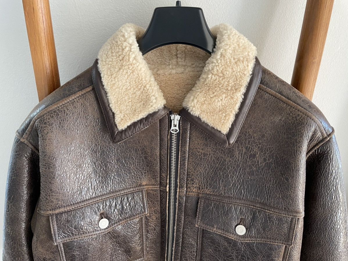 Andersson Bell Vittorio Lamb Shearling Zipper Trucker Leather Jacket Size US S / EU 44-46 / 1 - 3 Thumbnail