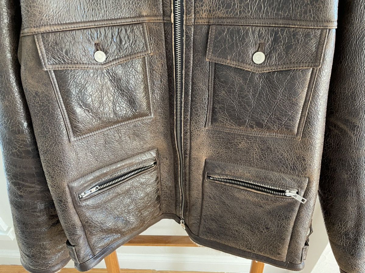 Andersson Bell Vittorio Lamb Shearling Zipper Trucker Leather Jacket Size US S / EU 44-46 / 1 - 4 Thumbnail