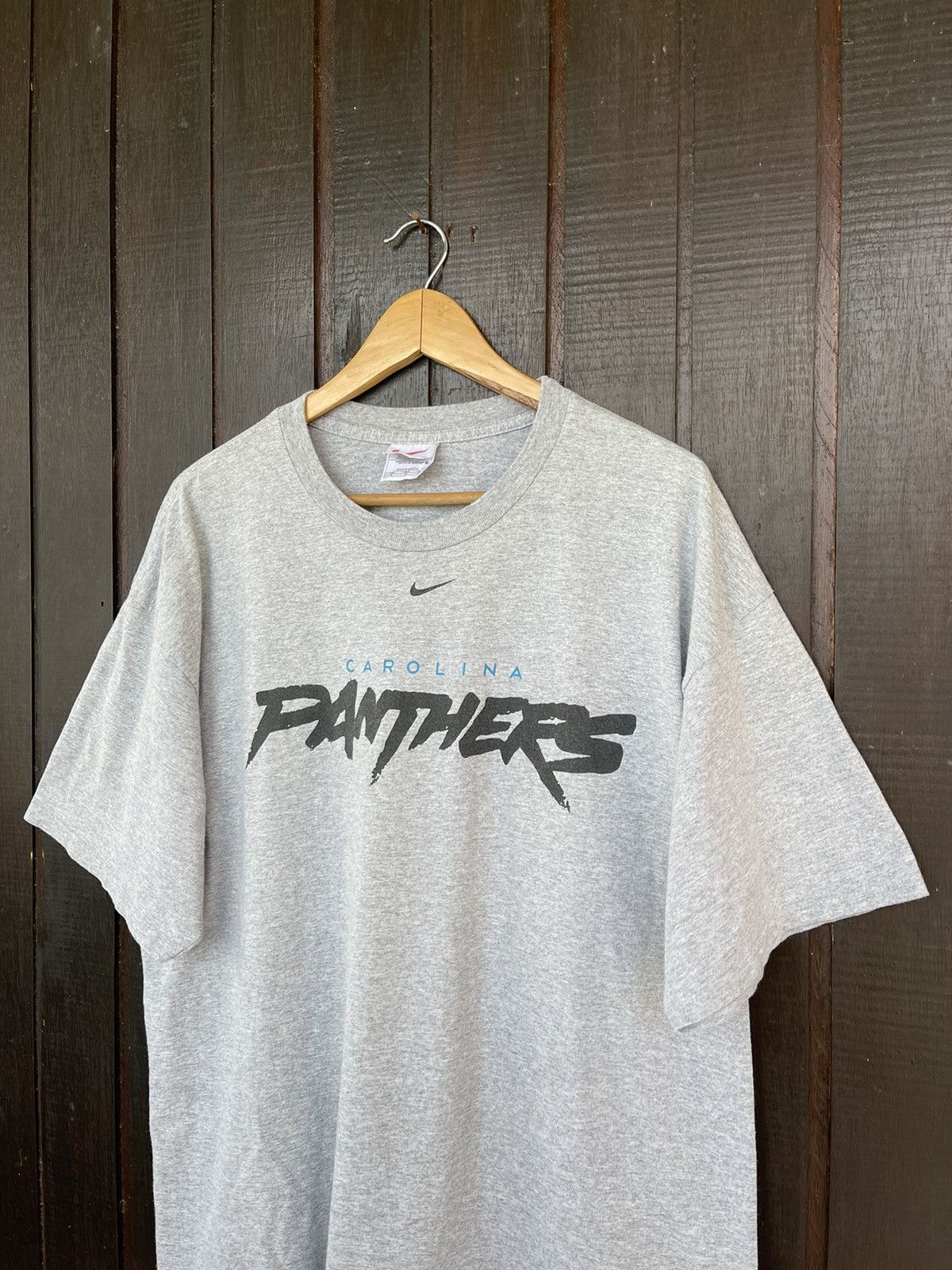 Nike × Vintage Vintage 90s Nike centre California Panthers tee Size US XL / EU 56 / 4 - 3 Thumbnail