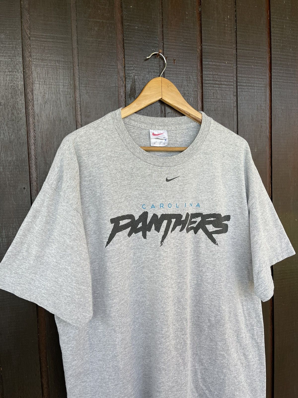 Nike × Vintage Vintage 90s Nike centre California Panthers tee Size US XL / EU 56 / 4 - 6 Thumbnail