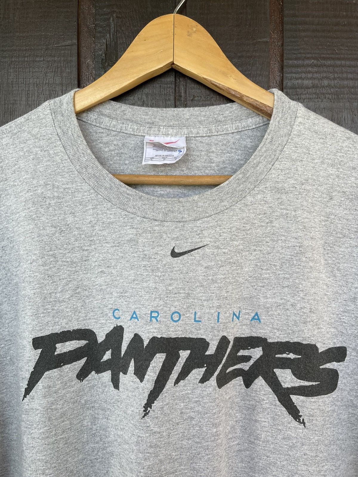 Nike × Vintage Vintage 90s Nike centre California Panthers tee Size US XL / EU 56 / 4 - 4 Thumbnail