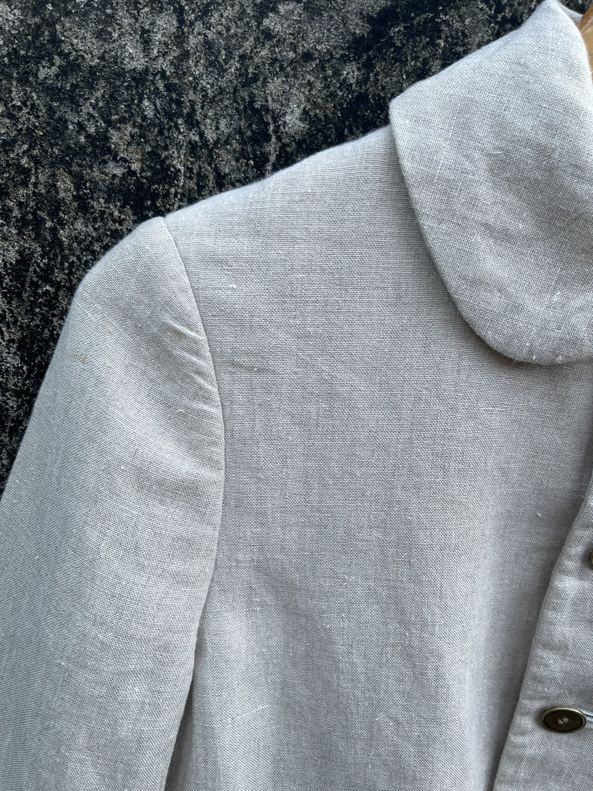 Comme des Garcons AD2014 Comme des garcons Linen Viola Jacket Size US XS / EU 42 / 0 - 8 Thumbnail
