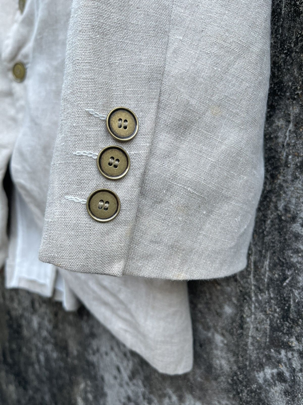 Comme des Garcons AD2014 Comme des garcons Linen Viola Jacket Size US XS / EU 42 / 0 - 9 Thumbnail