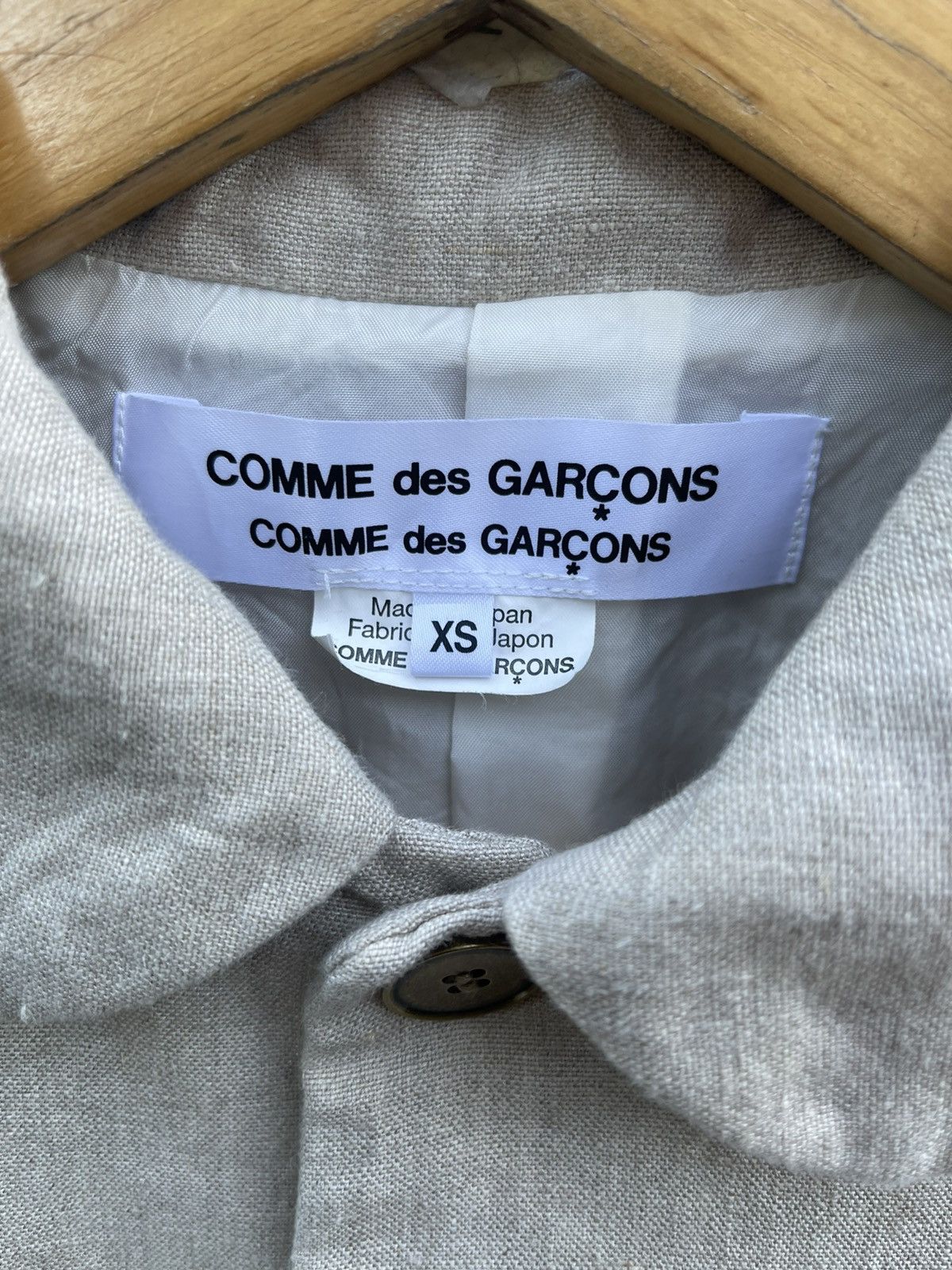 Comme des Garcons AD2014 Comme des garcons Linen Viola Jacket Size US XS / EU 42 / 0 - 3 Thumbnail
