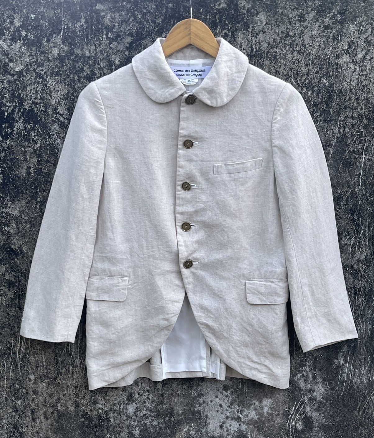 Comme des Garcons AD2014 Comme des garcons Linen Viola Jacket Size US XS / EU 42 / 0 - 1 Thumbnail