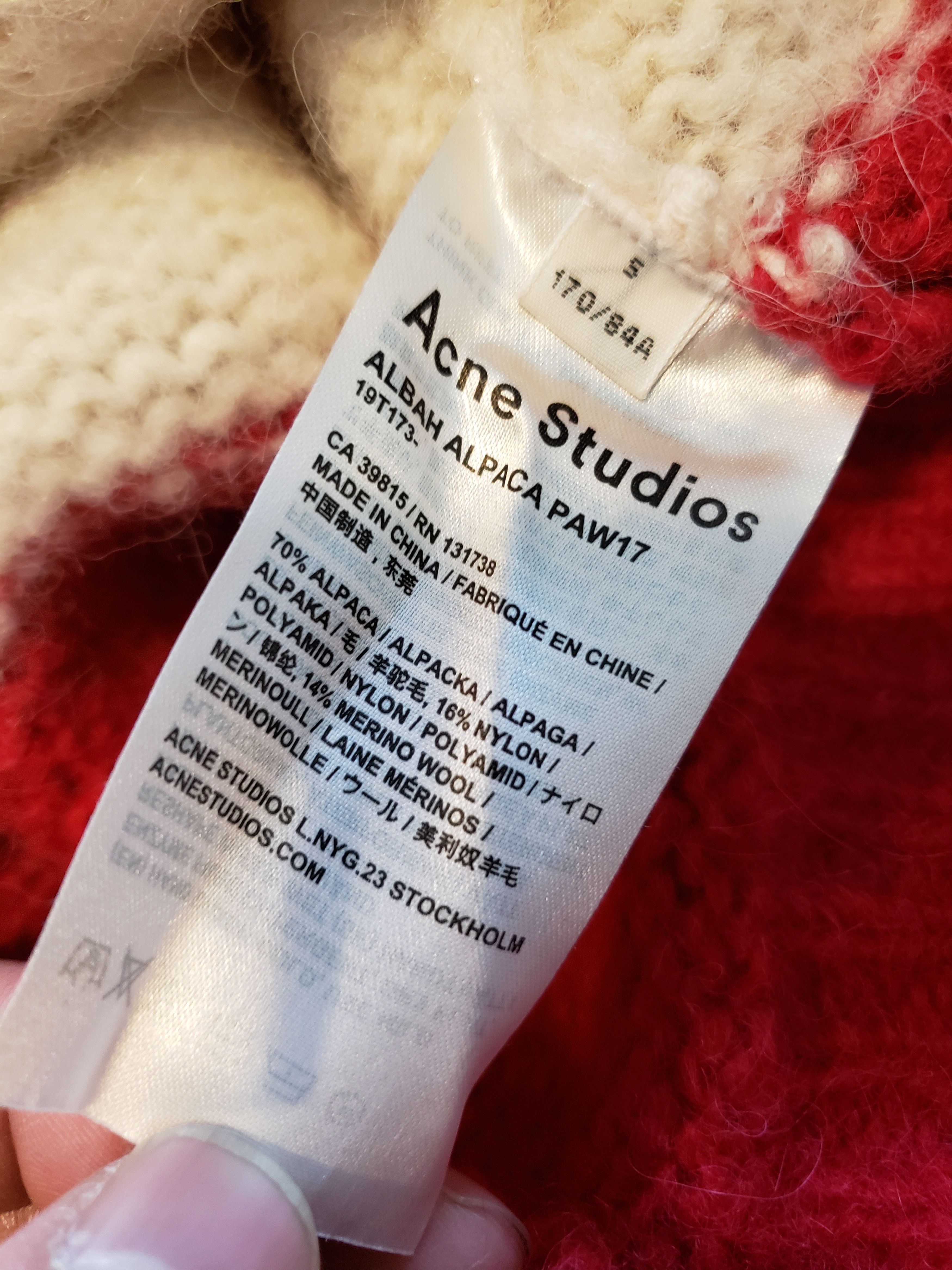 Acne Studios Acne Studio oversized Albah Alpaca Sweater PAW17 Size US S / EU 44-46 / 1 - 3 Thumbnail