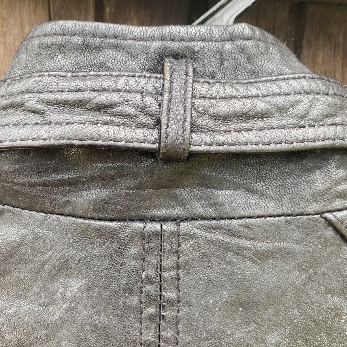 BUFFALO BOBS Motorcylle black jacket sheep skin Size S / US 4 / IT 40 - 8 Thumbnail