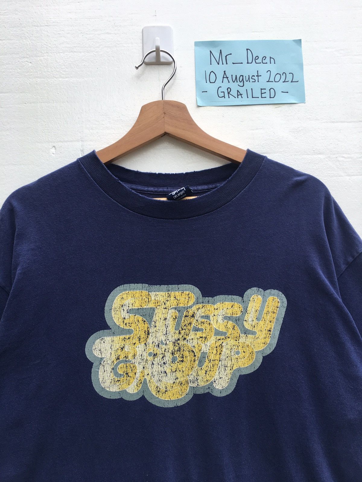 Stussy Vintage Stussy Biglogo Spellout Tshirt Size US XL / EU 56 / 4 - 6 Thumbnail