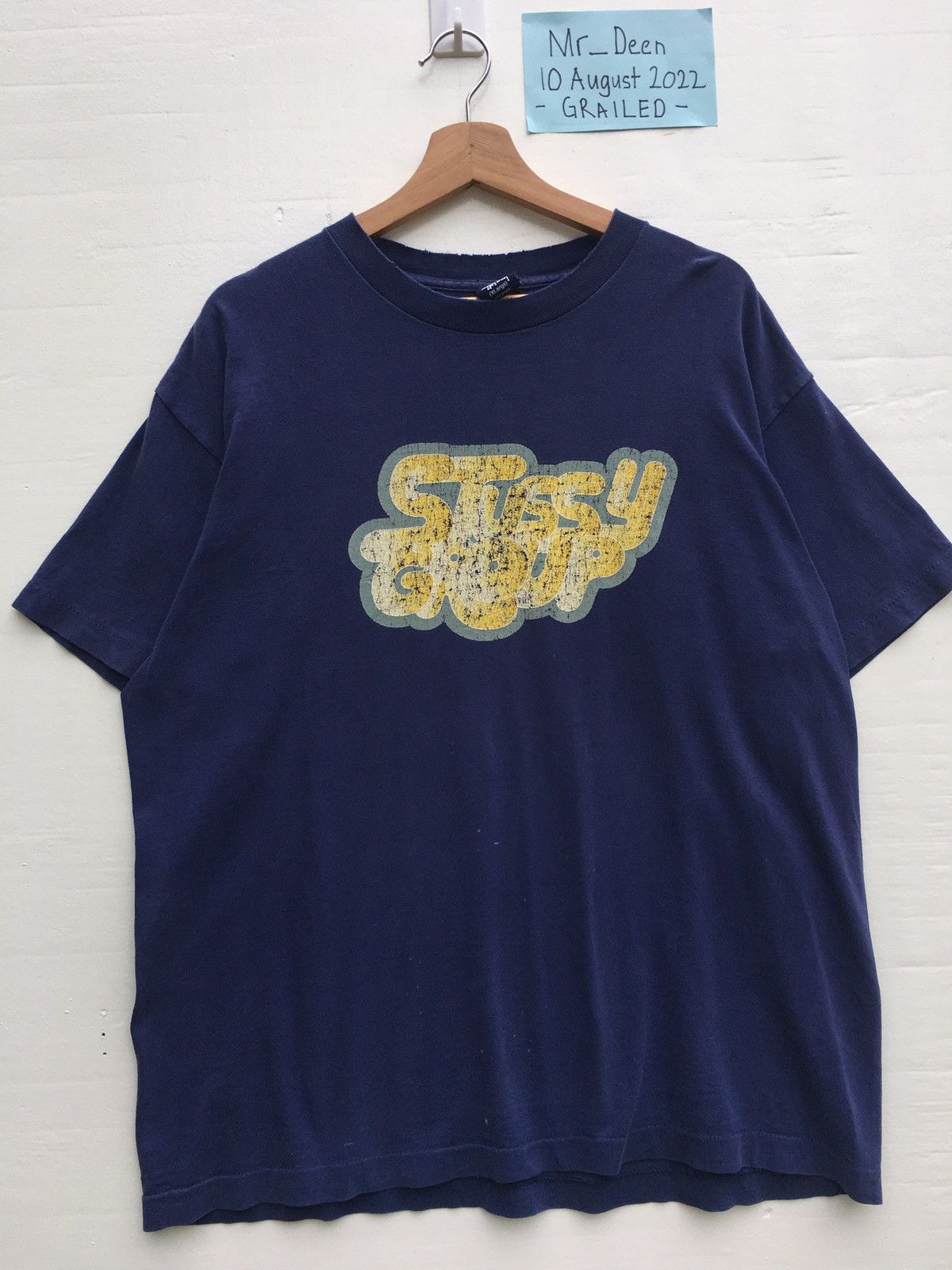 Stussy Vintage Stussy Biglogo Spellout Tshirt Size US XL / EU 56 / 4 - 5 Thumbnail