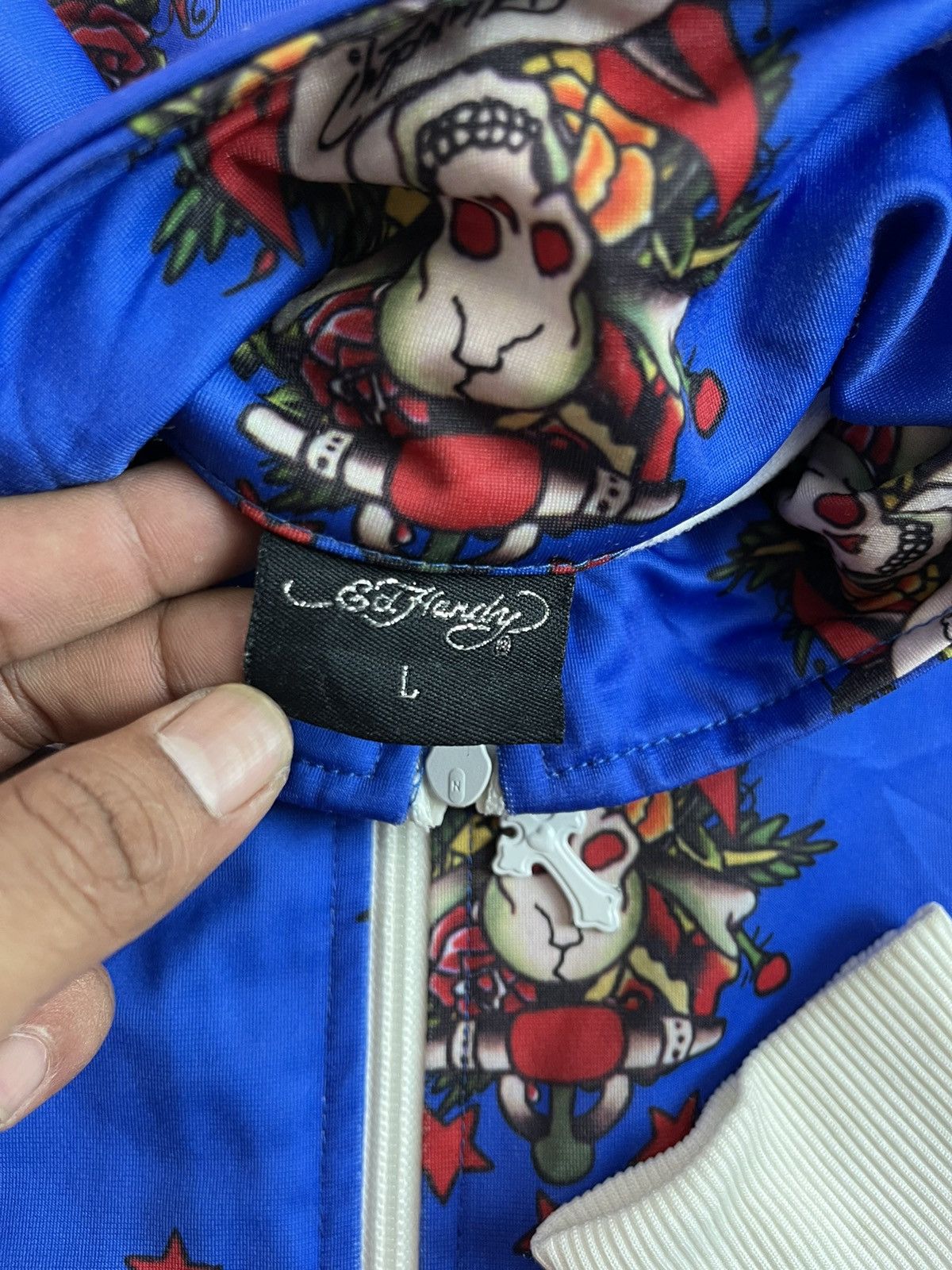 Ed Hardy × Vintage vintage Ed Hardy Overprint 📸 Size US L / EU 52-54 / 3 - 10 Thumbnail