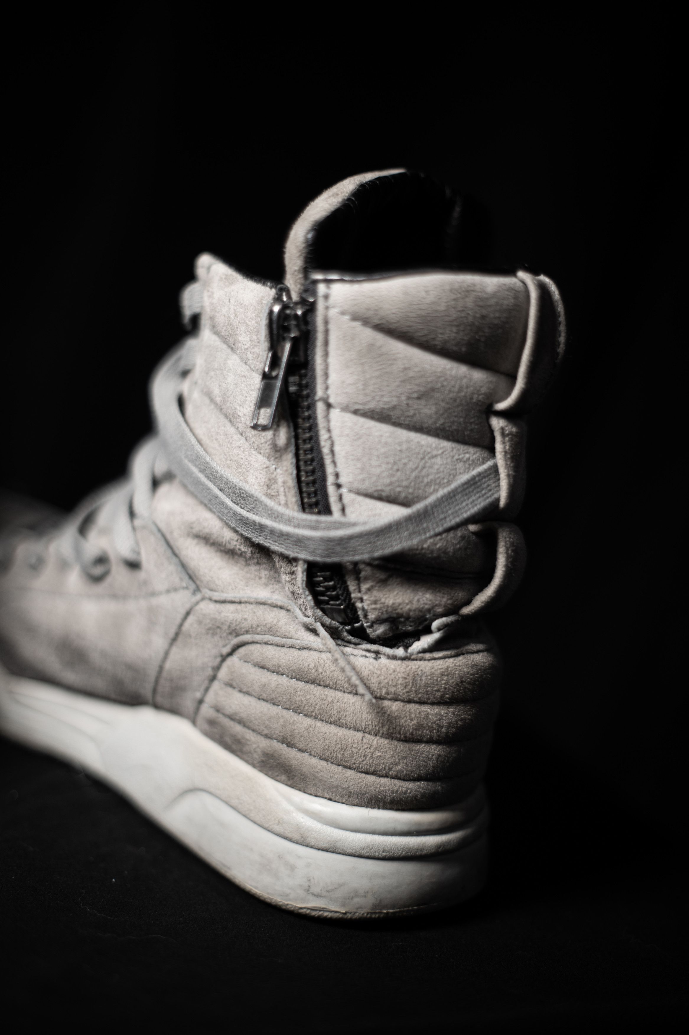 Diet Butcher Slim Skin Destroyed Goat Leather High-Top | Grailed
