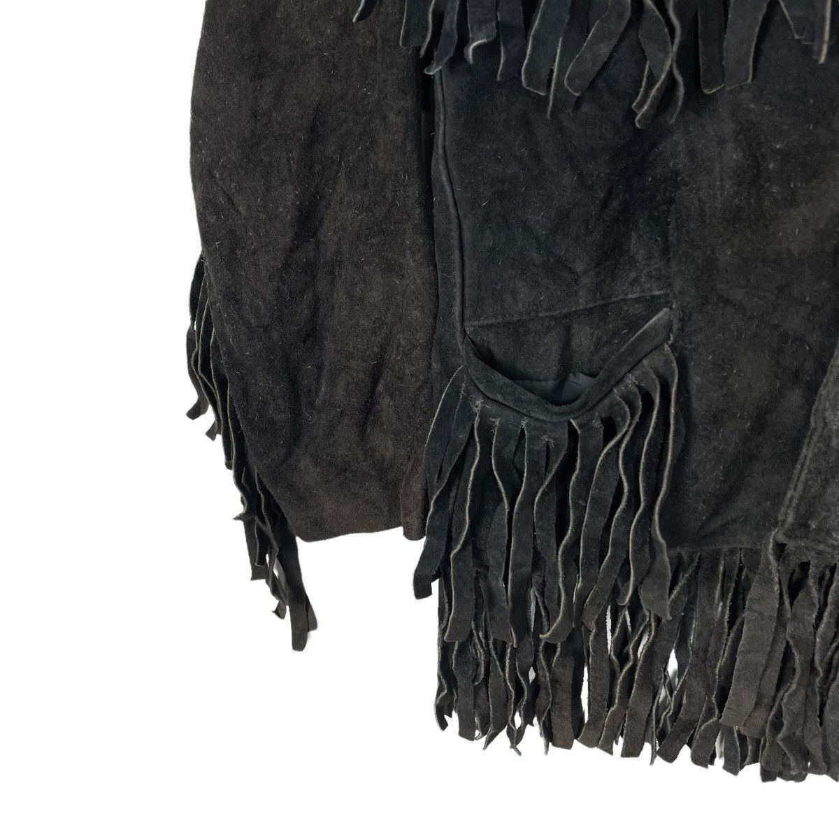 Cowboy Equipment 🌟ZEBRA FRINGED SUEDE WESTERN COWBOY JACKET Size US M / EU 48-50 / 2 - 4 Thumbnail