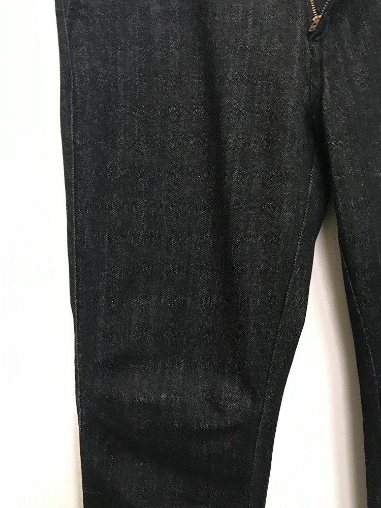Vintage ROPES Japan Pleated Knees Black Baggy Denim Trouser Pant Size US 32 / EU 48 - 5 Thumbnail