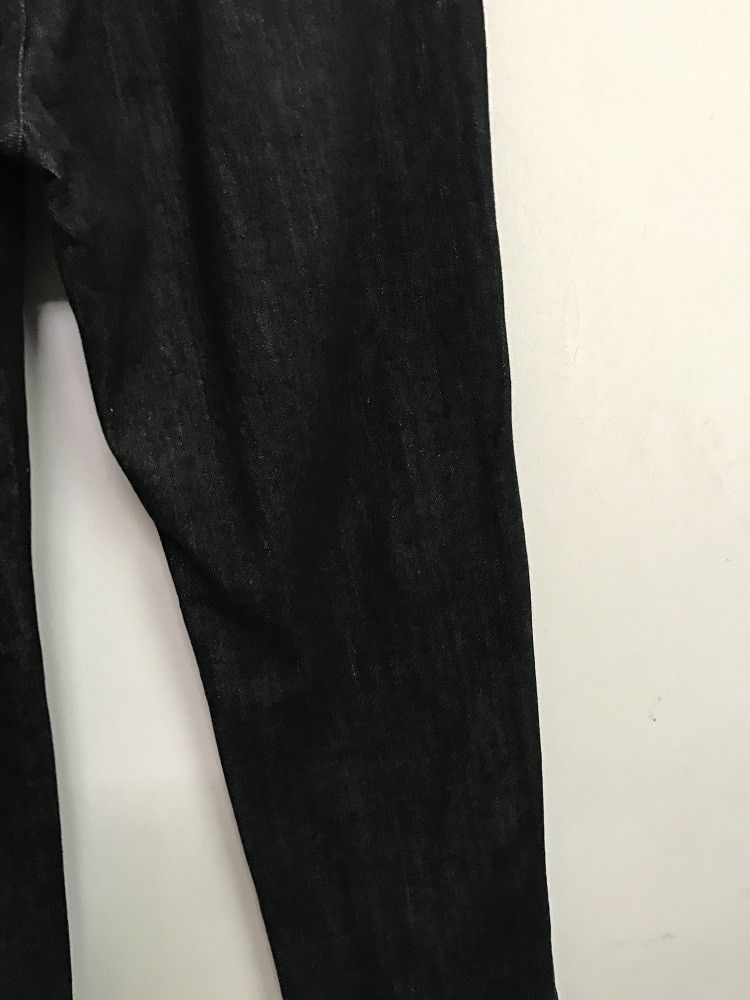 Vintage ROPES Japan Pleated Knees Black Baggy Denim Trouser Pant Size US 32 / EU 48 - 15 Thumbnail