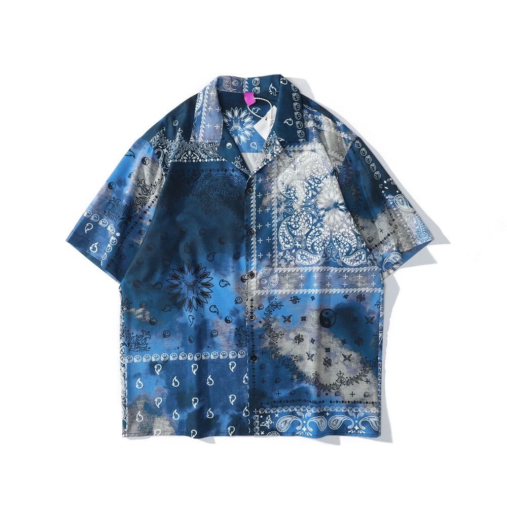 Vintage Tie Dye Paisley Button Up Shirt | Grailed