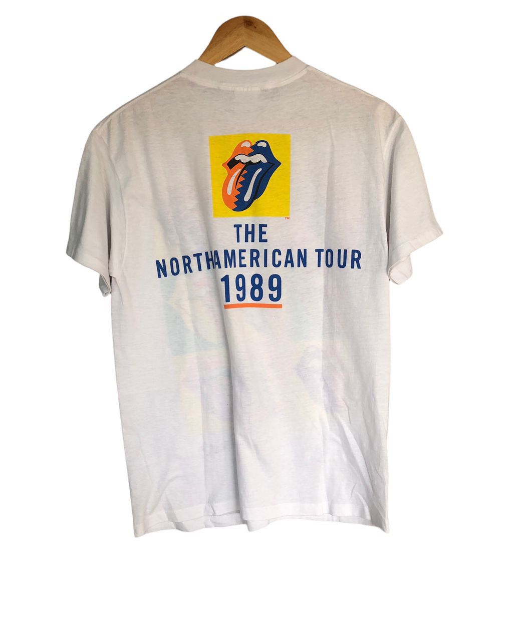 Band Tees × The Rolling Stones × Vintage 🔥Vintage The Rolling Stones 80's Tour Size US L / EU 52-54 / 3 - 3 Thumbnail