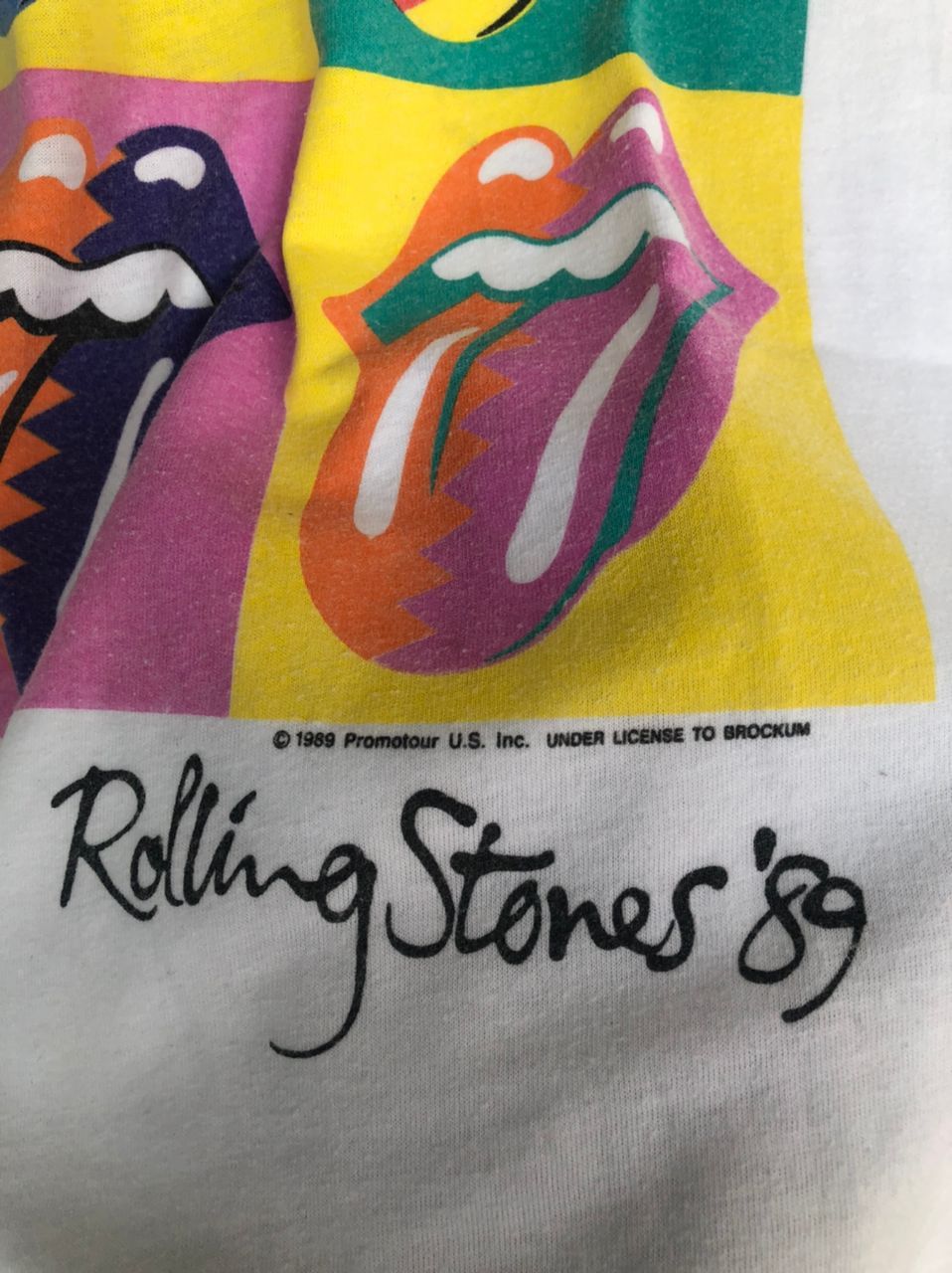 Band Tees × The Rolling Stones × Vintage 🔥Vintage The Rolling Stones 80's Tour Size US L / EU 52-54 / 3 - 5 Thumbnail