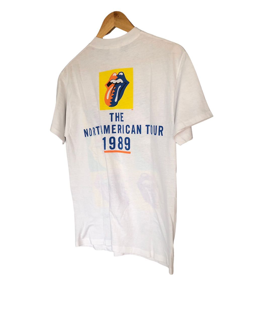 Band Tees × The Rolling Stones × Vintage 🔥Vintage The Rolling Stones 80's Tour Size US L / EU 52-54 / 3 - 4 Thumbnail