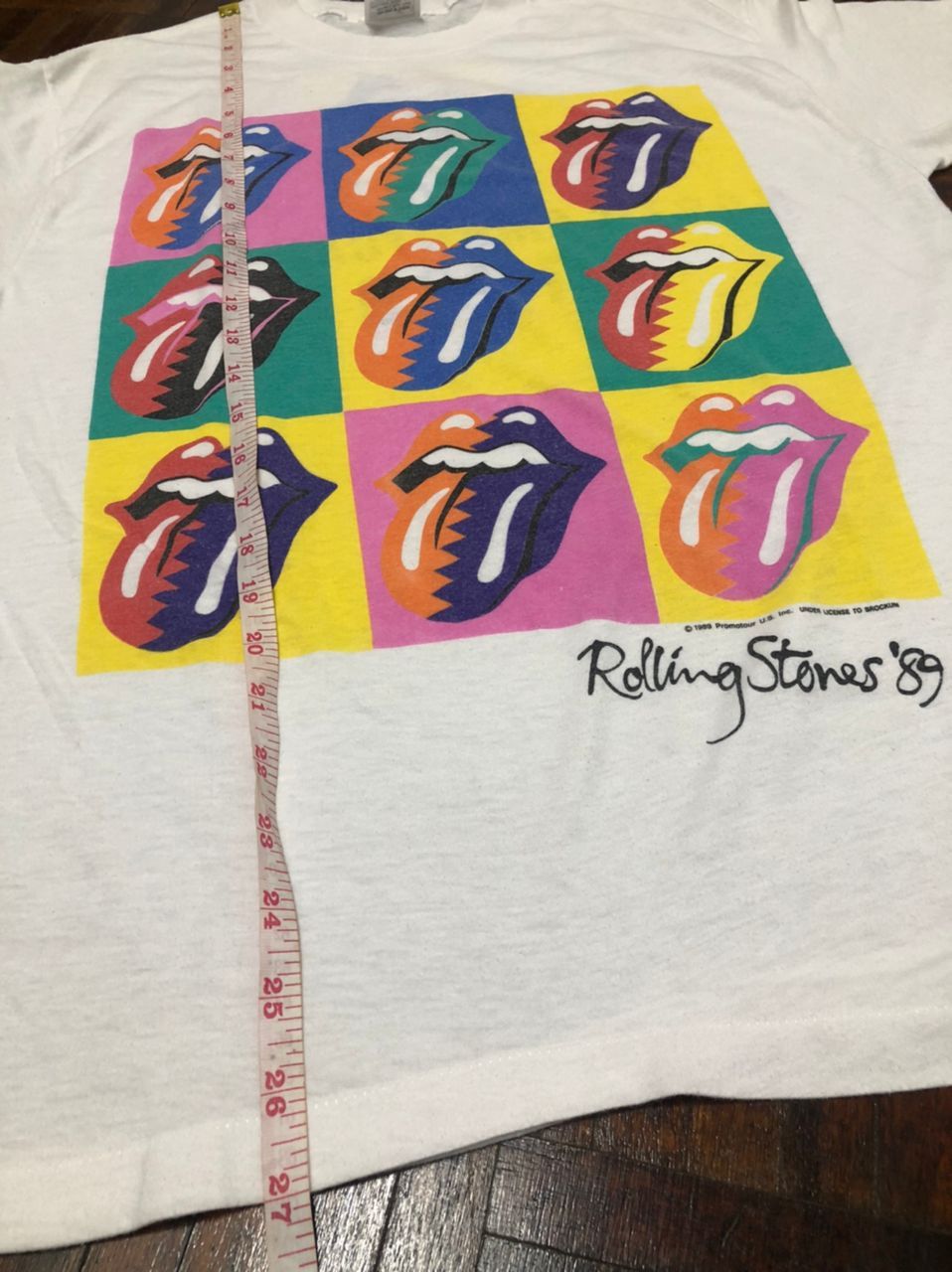 Band Tees × The Rolling Stones × Vintage 🔥Vintage The Rolling Stones 80's Tour Size US L / EU 52-54 / 3 - 10 Thumbnail
