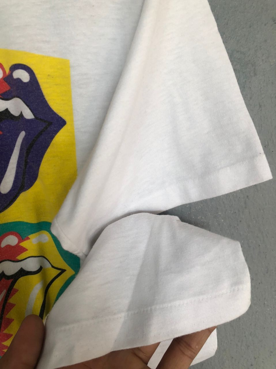 Band Tees × The Rolling Stones × Vintage 🔥Vintage The Rolling Stones 80's Tour Size US L / EU 52-54 / 3 - 8 Thumbnail