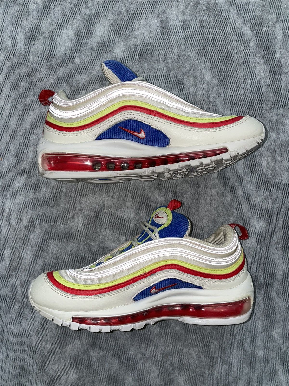 Nike Nike Air Max 97 Corduroy White (W) rare sneakers AQ4137-101 Size US 6.5 / IT 36.5 - 2 Thumbnail