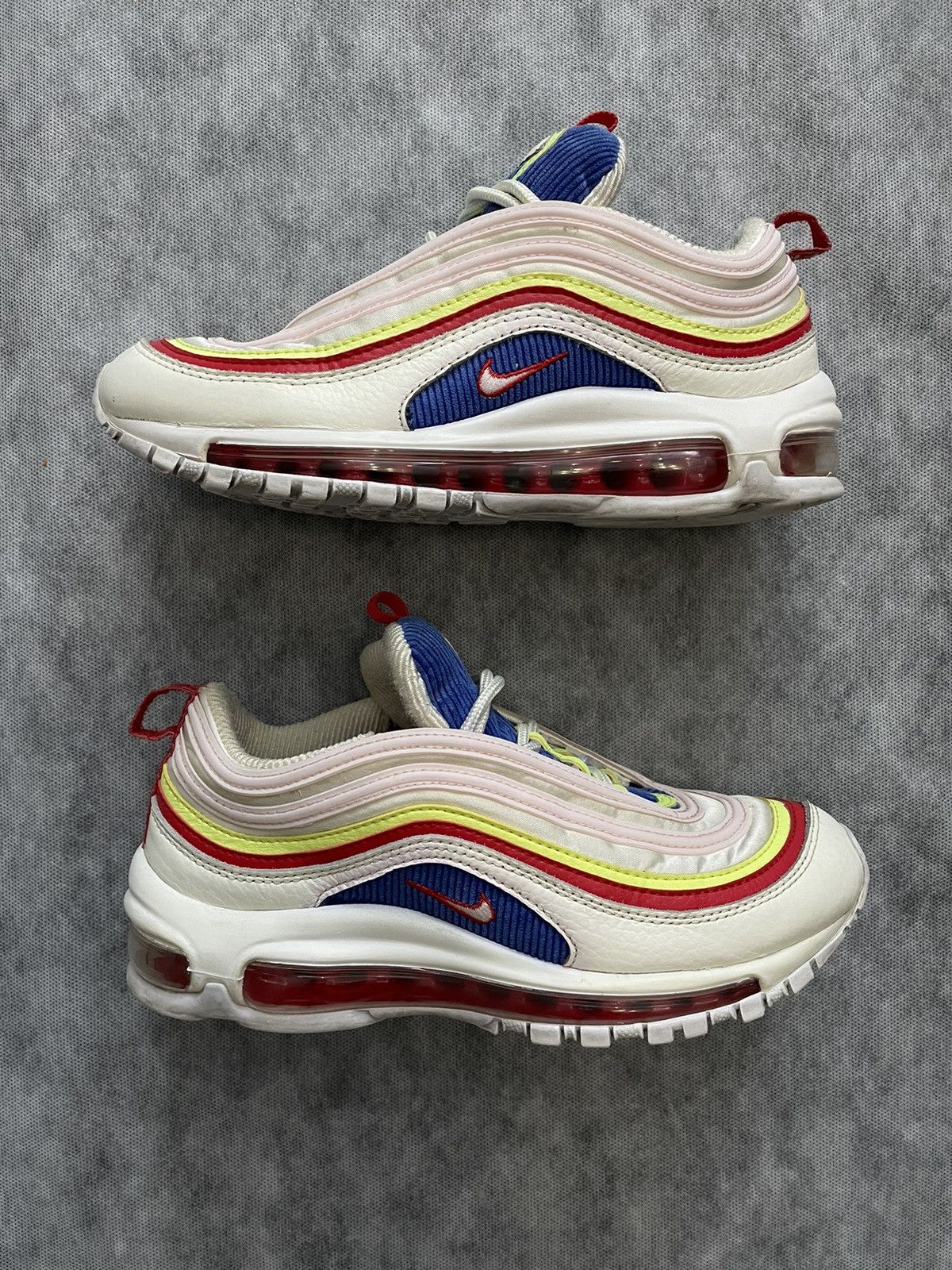 Nike Nike Air Max 97 Corduroy White (W) rare sneakers AQ4137-101 Size US 6.5 / IT 36.5 - 3 Thumbnail
