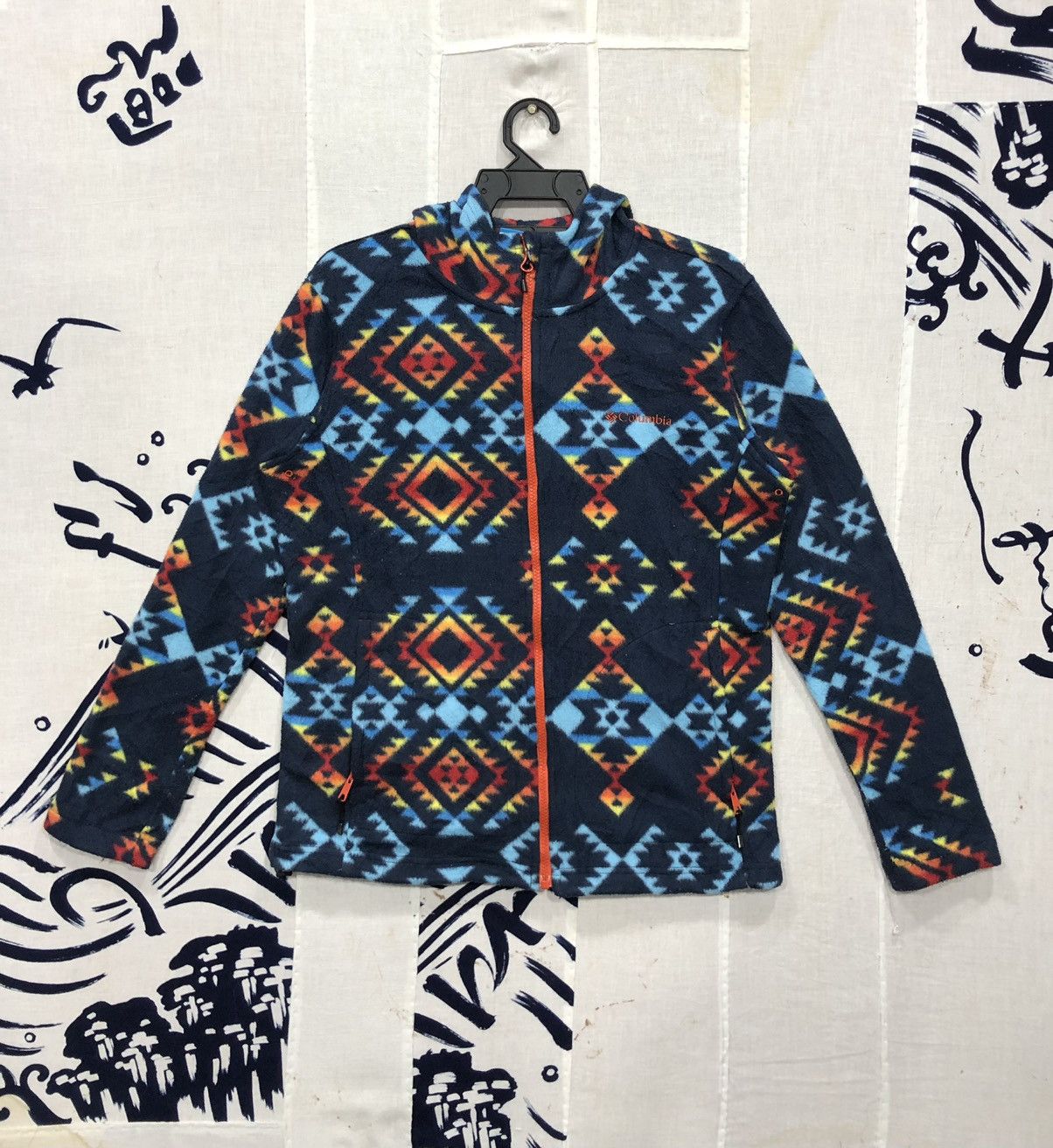 Columbia × Vintage COLUMBIA HOODIE !! NATIVE DESIGN 🔥 Size US L / EU 52-54 / 3 - 1 Thumbnail