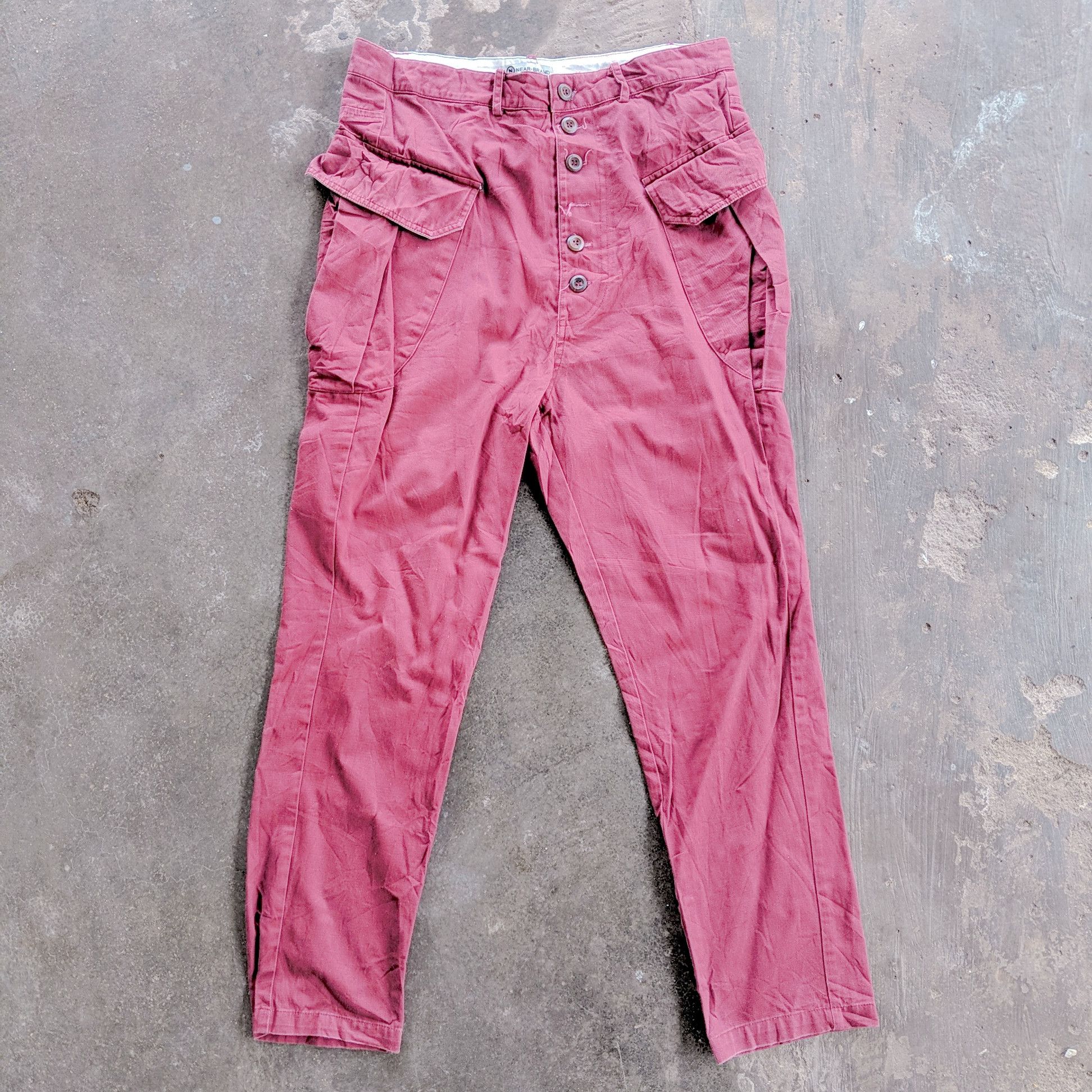 Japanese Brand Vintage Near Brand Button Zipper Casual Trouser Pants Size US 32 / EU 48 - 1 Thumbnail