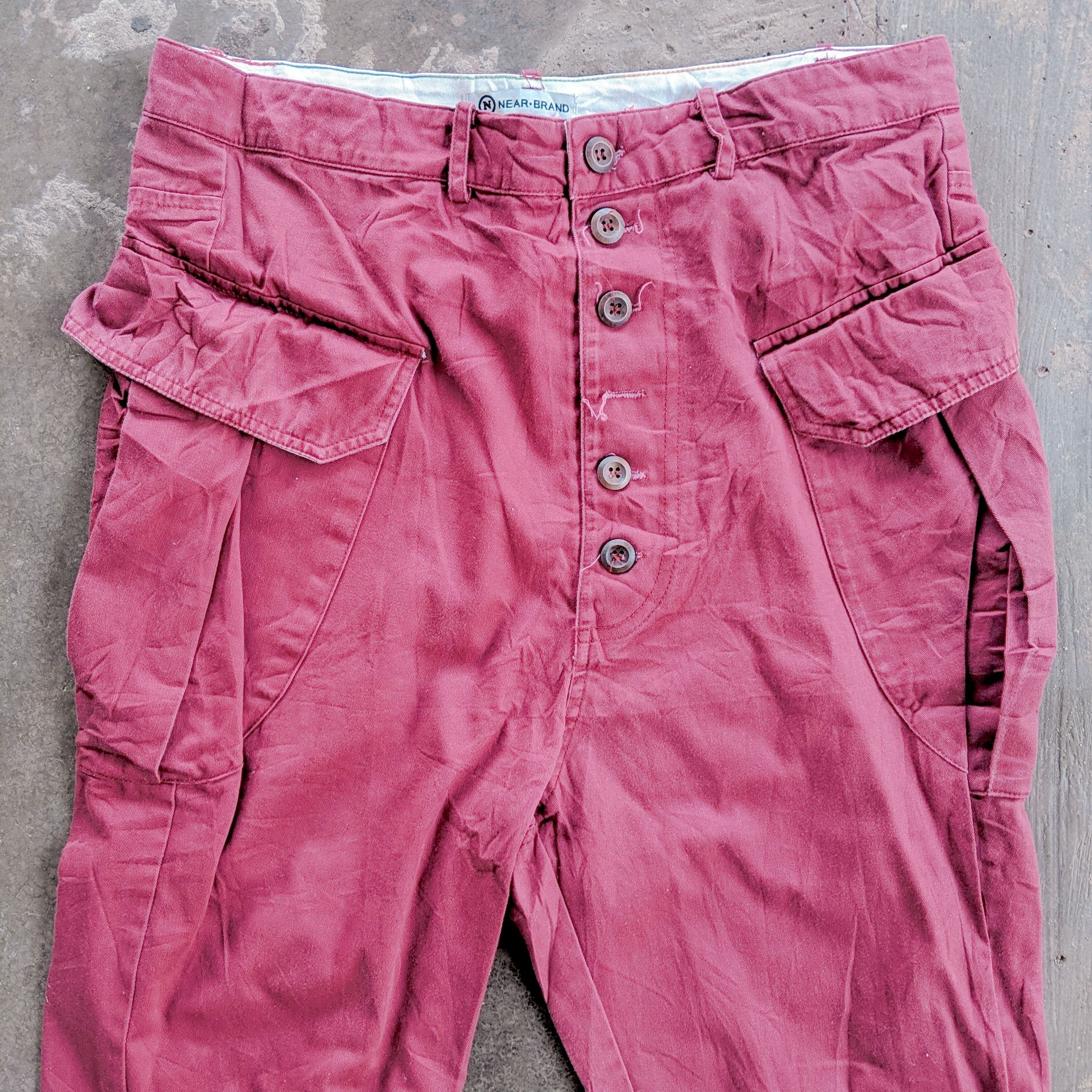 Japanese Brand Vintage Near Brand Button Zipper Casual Trouser Pants Size US 32 / EU 48 - 13 Thumbnail