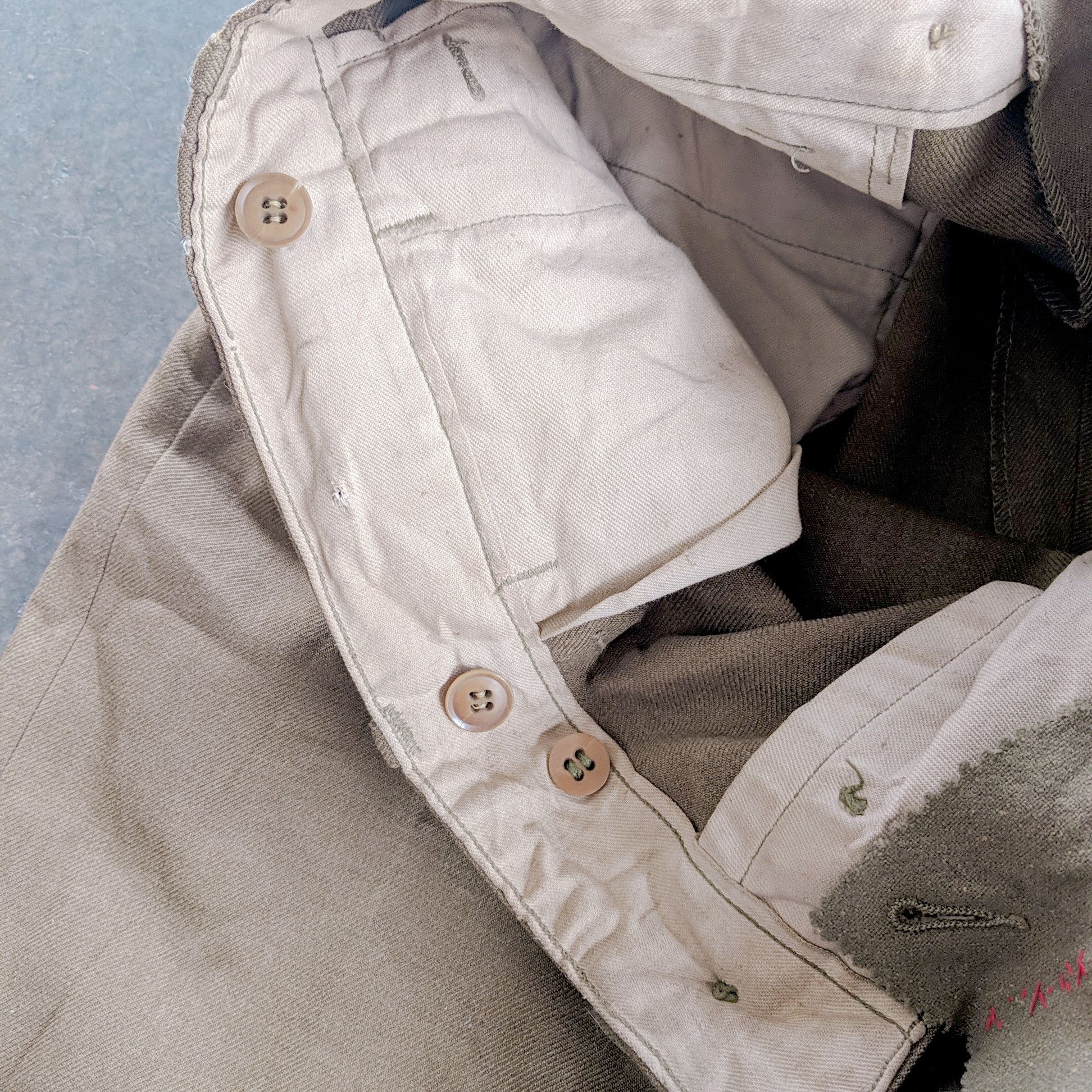 If Six Was Nine Vintage Japanese Hard Cloth Unique Casual Trouser Pants Size US 32 / EU 48 - 8 Thumbnail