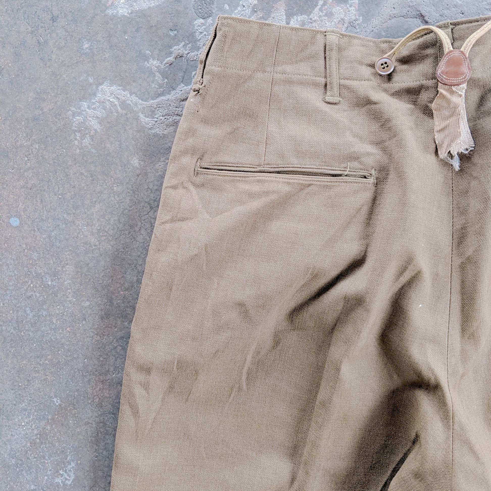 If Six Was Nine Vintage Japanese Hard Cloth Unique Casual Trouser Pants Size US 32 / EU 48 - 4 Thumbnail