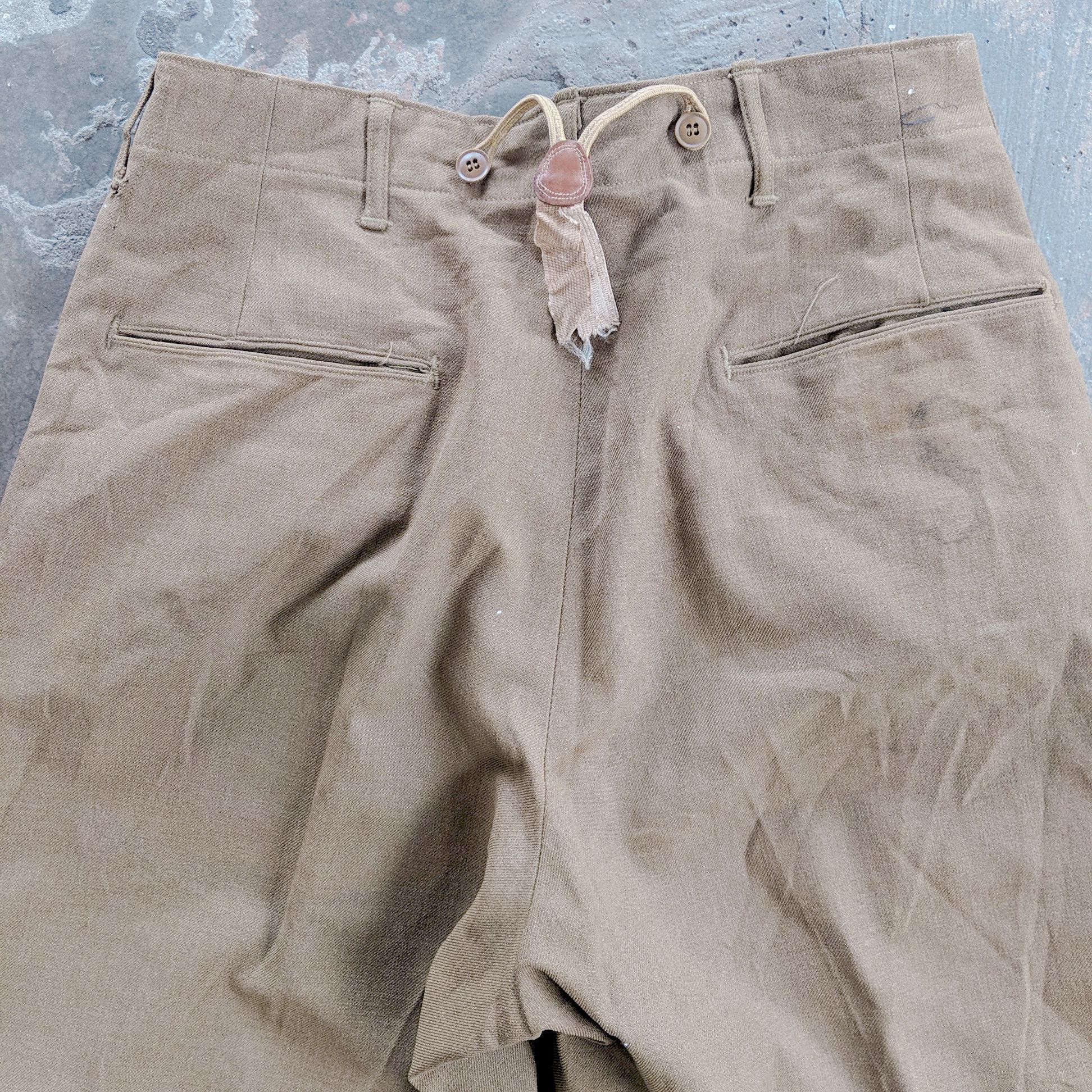 If Six Was Nine Vintage Japanese Hard Cloth Unique Casual Trouser Pants Size US 32 / EU 48 - 6 Thumbnail