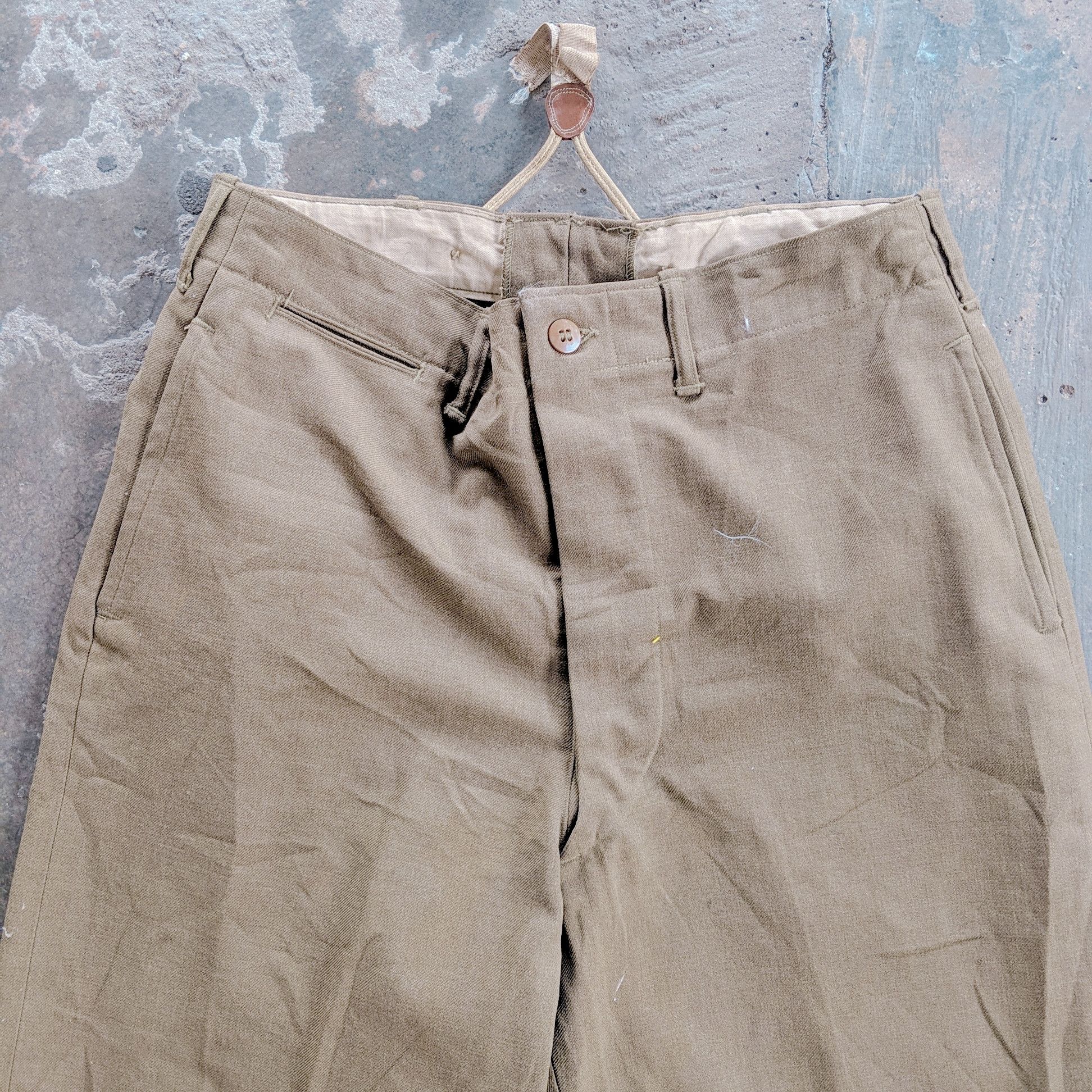 If Six Was Nine Vintage Japanese Hard Cloth Unique Casual Trouser Pants Size US 32 / EU 48 - 14 Thumbnail