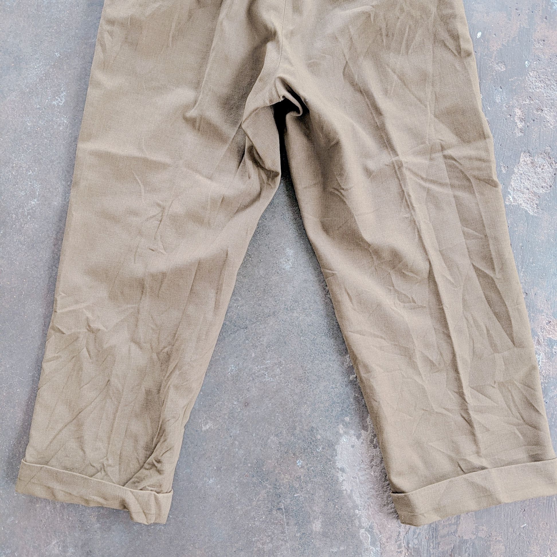 If Six Was Nine Vintage Japanese Hard Cloth Unique Casual Trouser Pants Size US 32 / EU 48 - 5 Thumbnail