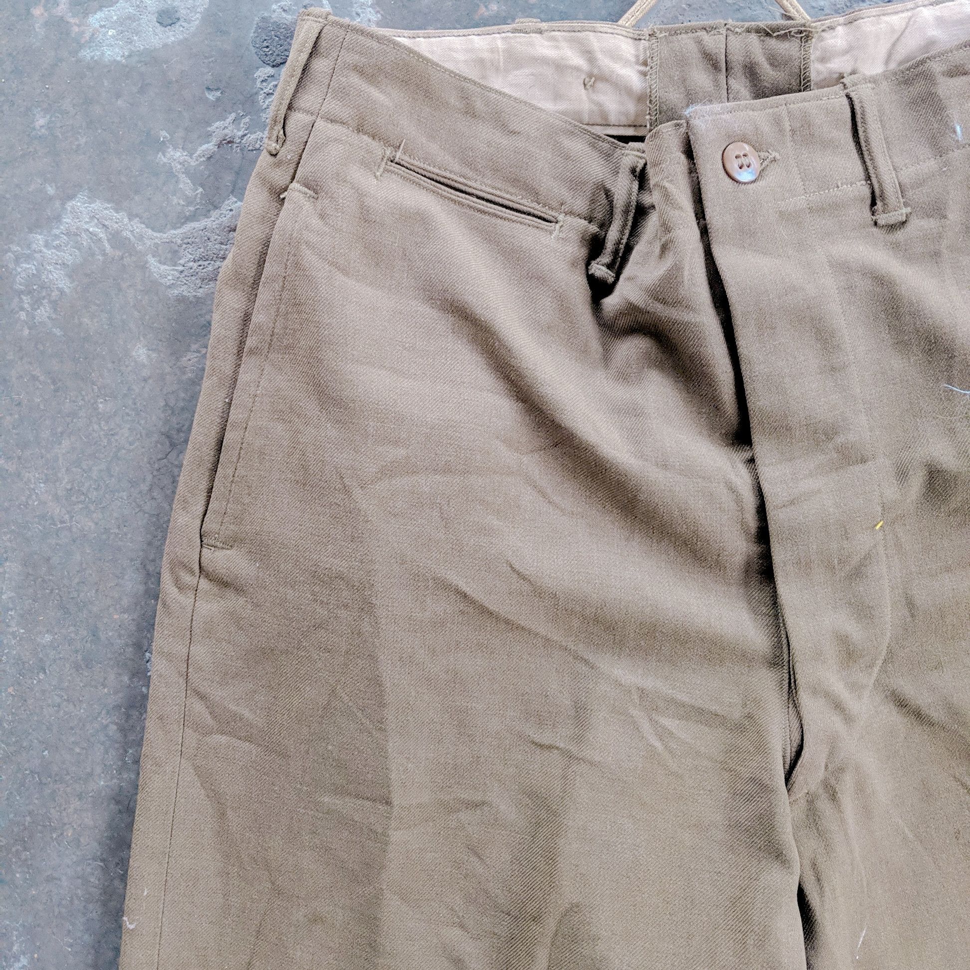 If Six Was Nine Vintage Japanese Hard Cloth Unique Casual Trouser Pants Size US 32 / EU 48 - 12 Thumbnail
