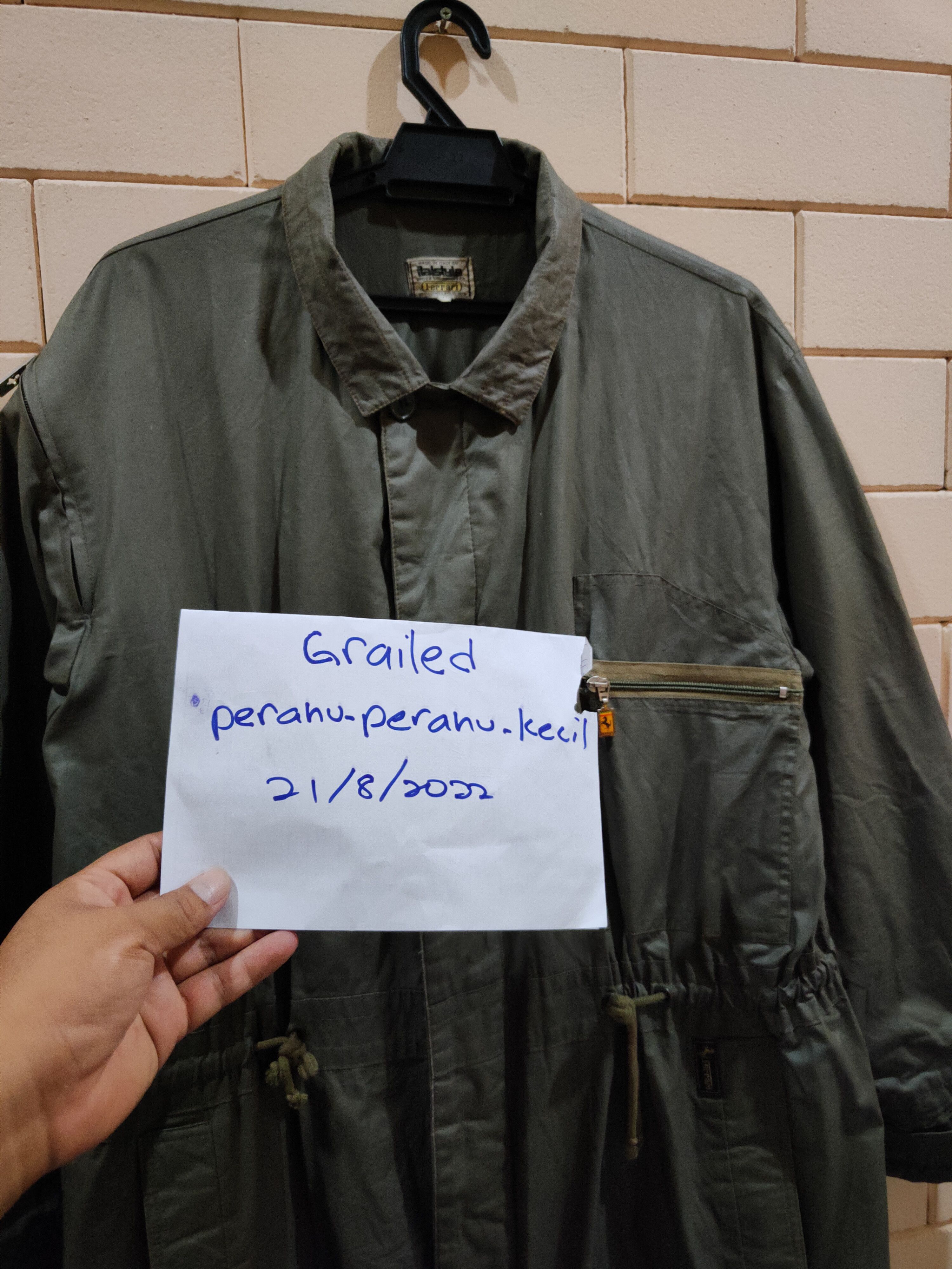 Ferrari × Vintage Vintage Ferrari Wax Trench Coat Size US M / EU 48-50 / 2 - 10 Thumbnail