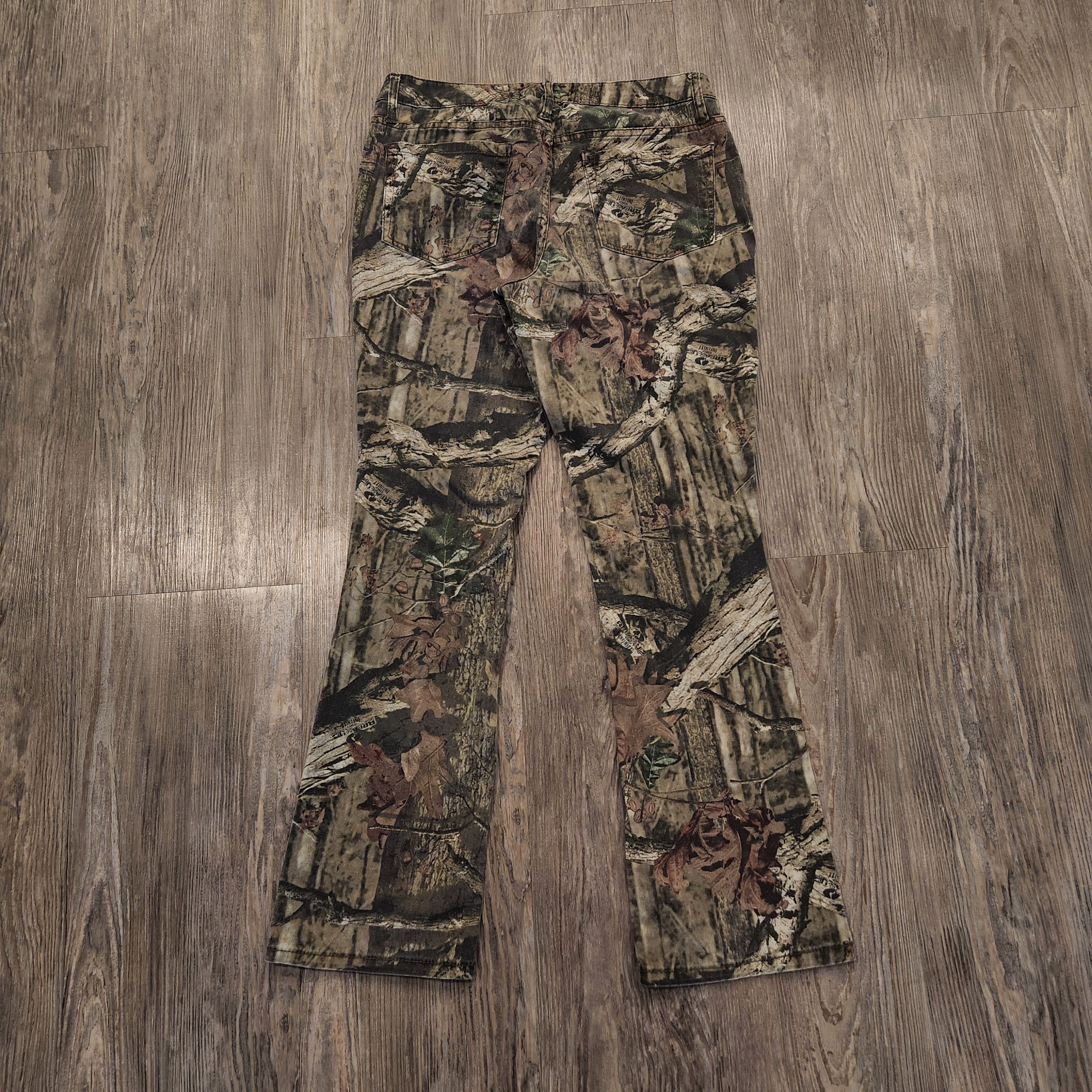 Mossy Oaks Vintage Y2k Real Tree Camo Flared Camo Pants 2000s Size US 30 / EU 46 - 3 Thumbnail
