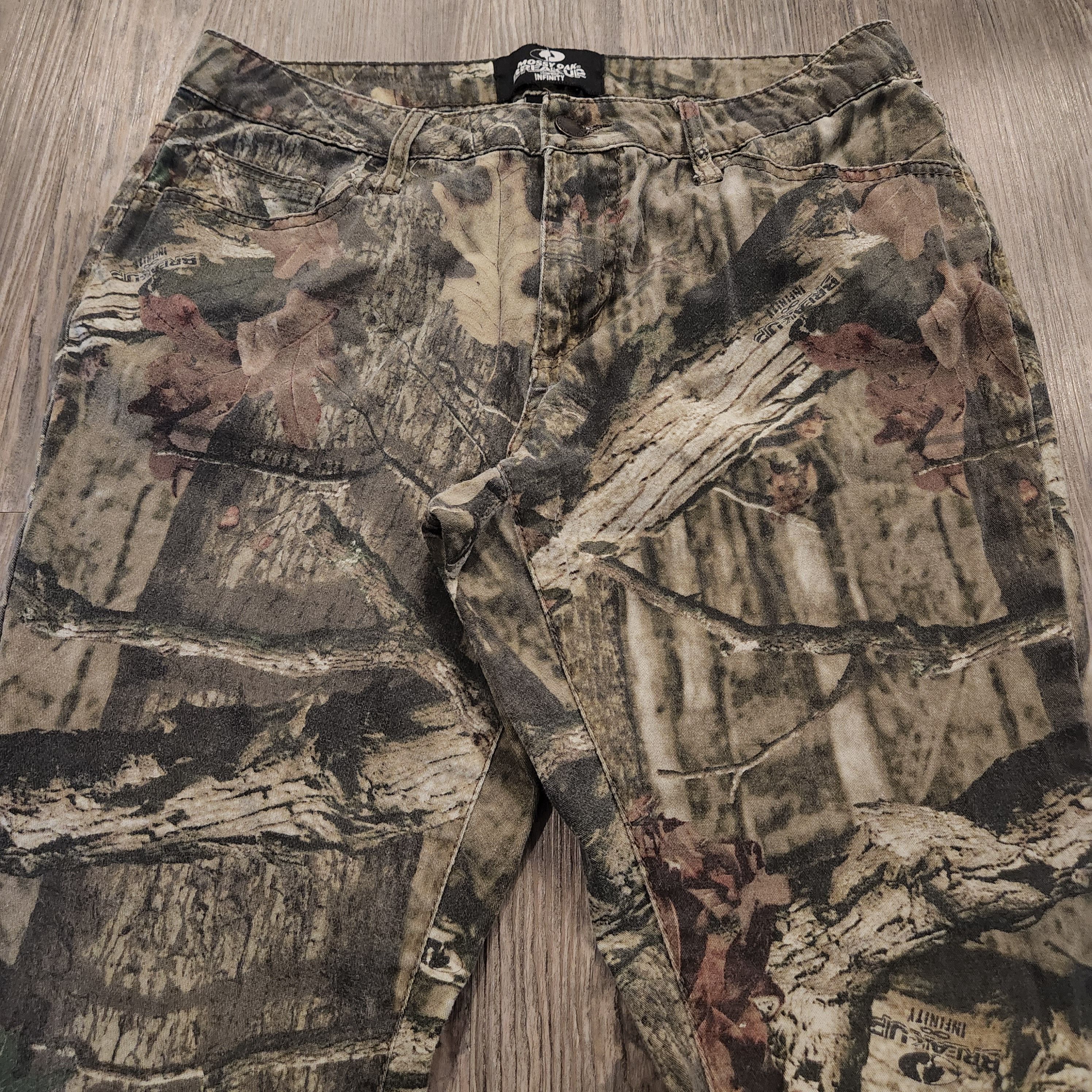 Mossy Oaks Vintage Y2k Real Tree Camo Flared Camo Pants 2000s Size US 30 / EU 46 - 4 Thumbnail