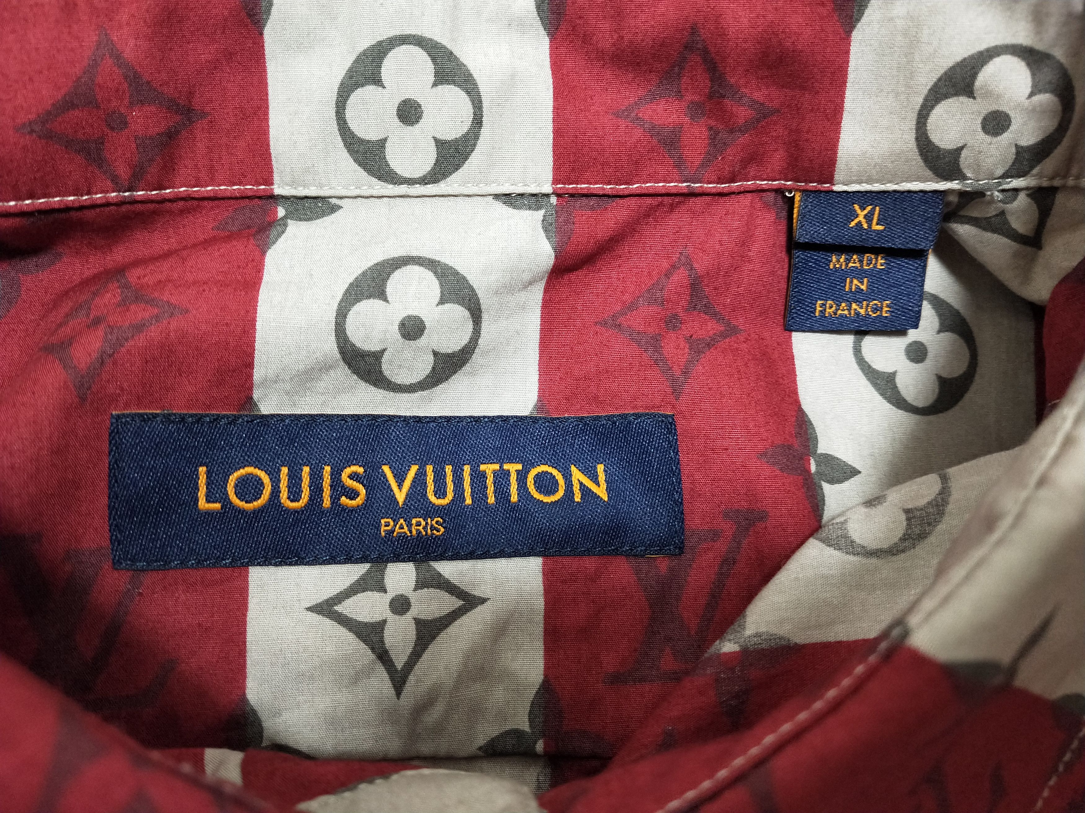 Louis Vuitton Japan Exclusive Monogram Trunkstripes Button Up Shirt Size US XL / EU 56 / 4 - 4 Thumbnail