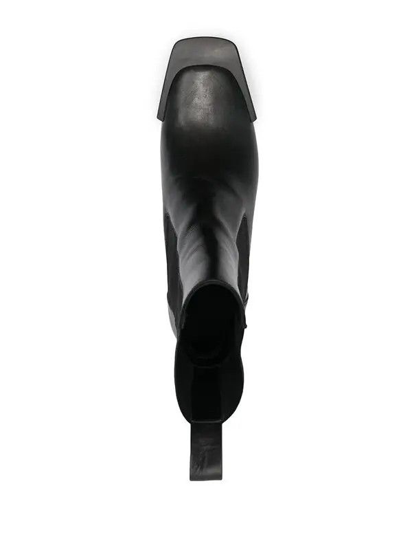Rick Owens Rick Owens Beveled Platform Boot black/clear Diamante (7.5m) Size US 9 / IT 39 - 4 Thumbnail