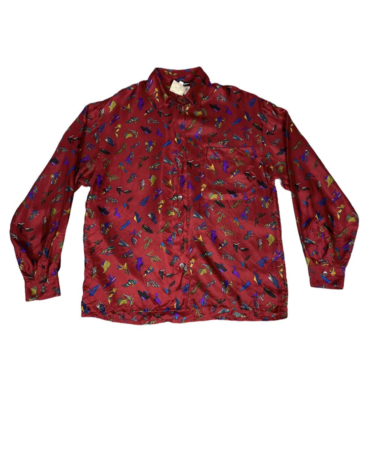 Salvatore Ferragamo Salvatore Ferragamo Silk Button Blouse Size S / US 4 / IT 40 - 1 Thumbnail