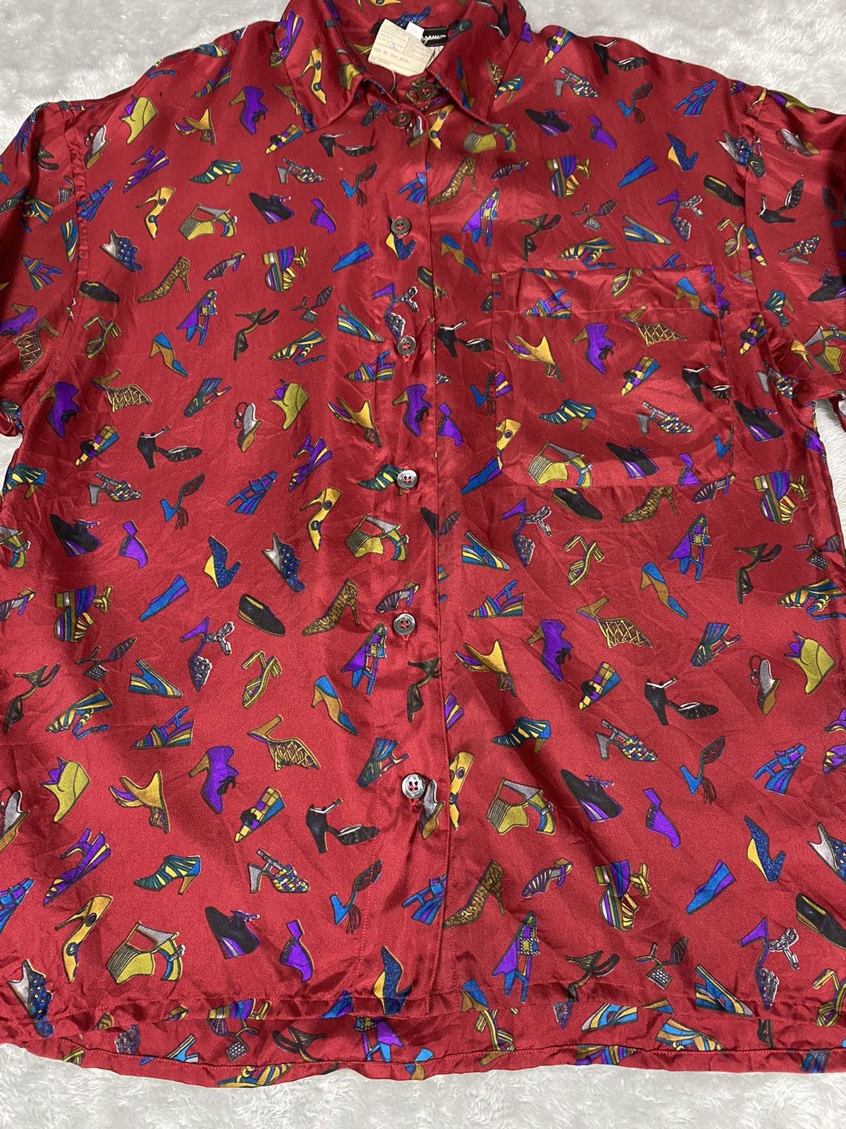 Salvatore Ferragamo Salvatore Ferragamo Silk Button Blouse Size S / US 4 / IT 40 - 3 Thumbnail